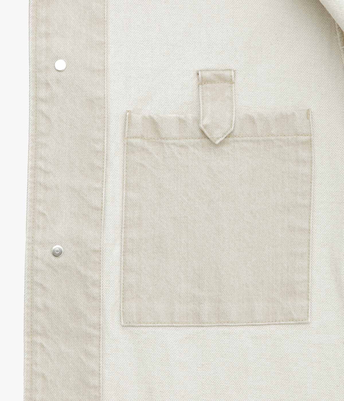 FENDART ''BALADE JACKET'' (WASHED KHAKI DENIM)