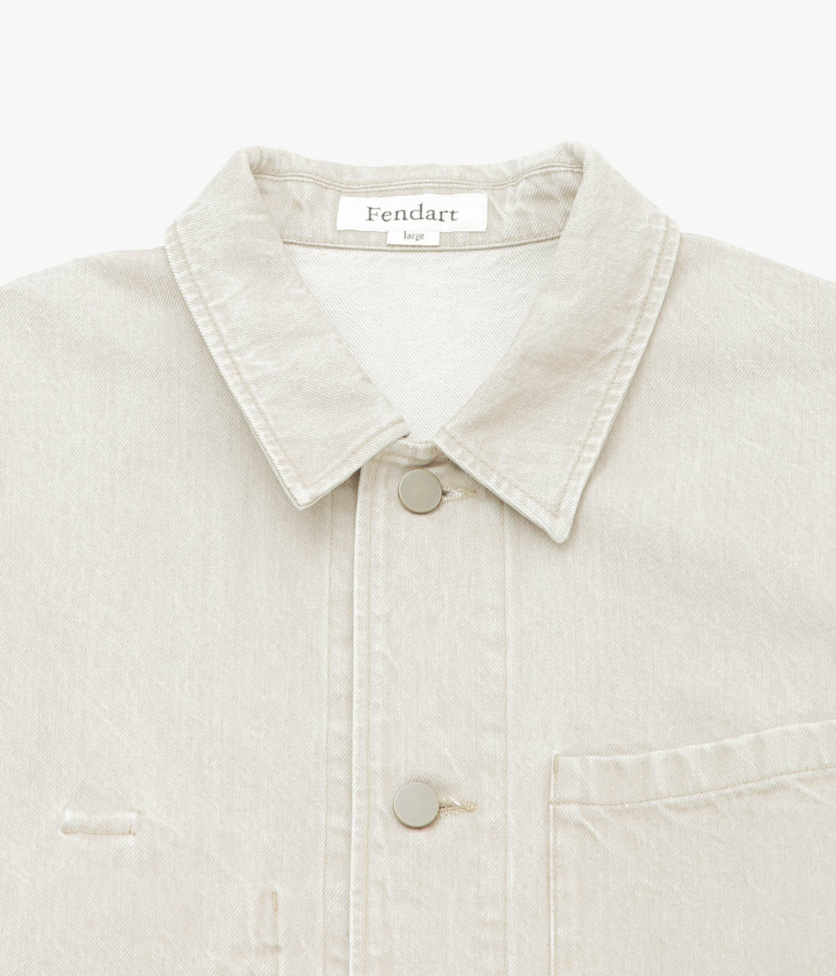 FENDART ''BALADE JACKET'' (WASHED KHAKI DENIM)