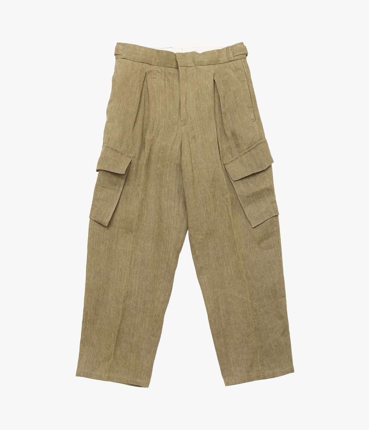 FENDART ''CROSS-TUCK CARGO PANTS'' (KHAKI)
