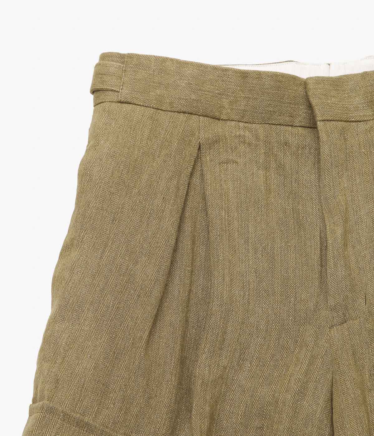 FENDART ''CROSS-TUCK CARGO PANTS'' (KHAKI)