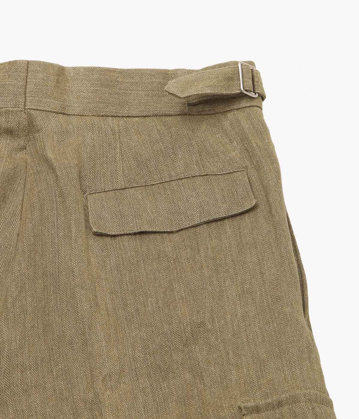 FENDART ''CROSS-TUCK CARGO PANTS'' (KHAKI)