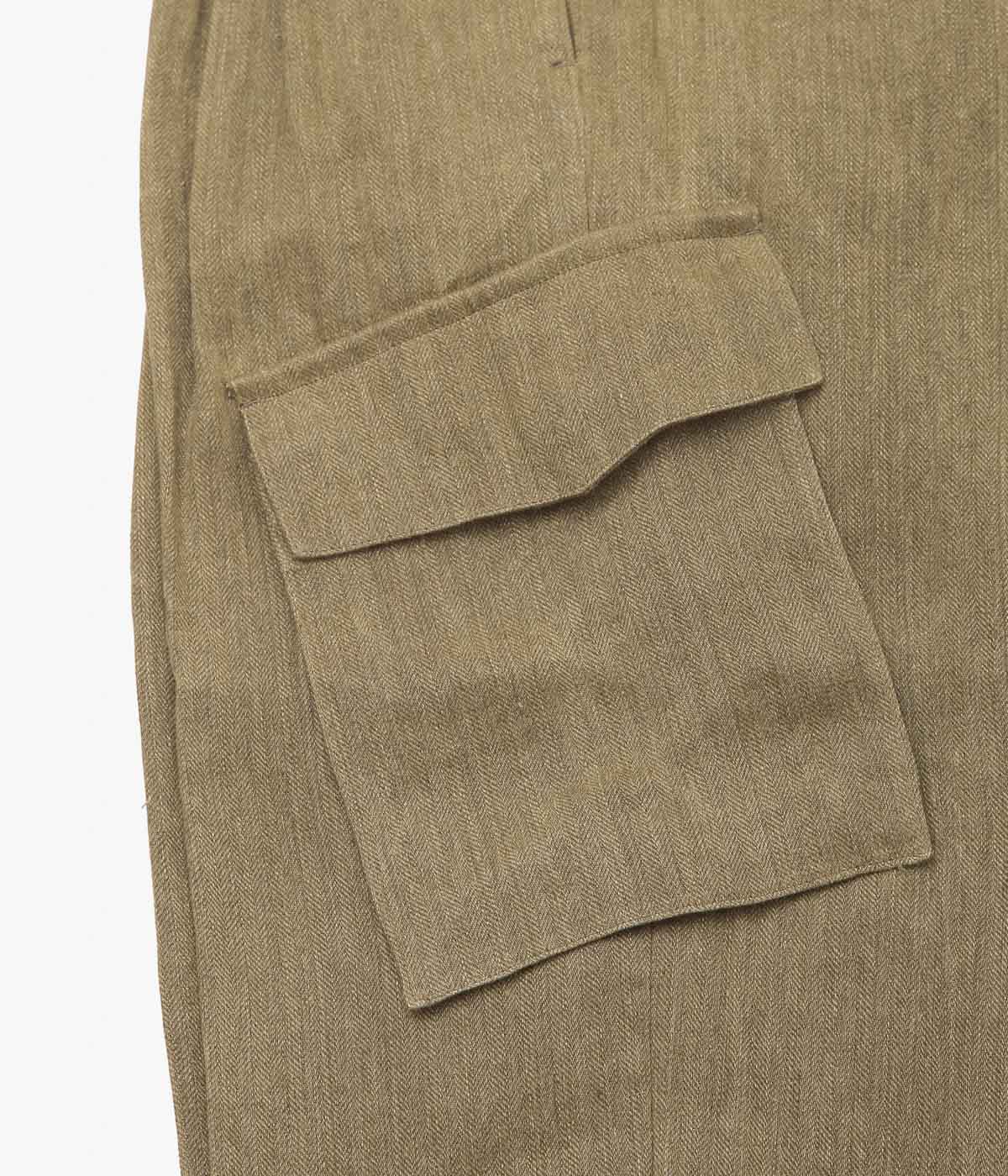 FENDART ''CROSS-TUCK CARGO PANTS'' (KHAKI)