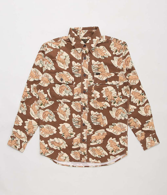 【SAMPLE SALE】FILSON ''FIELD FLANNEL SHIRT'' (BROWN)