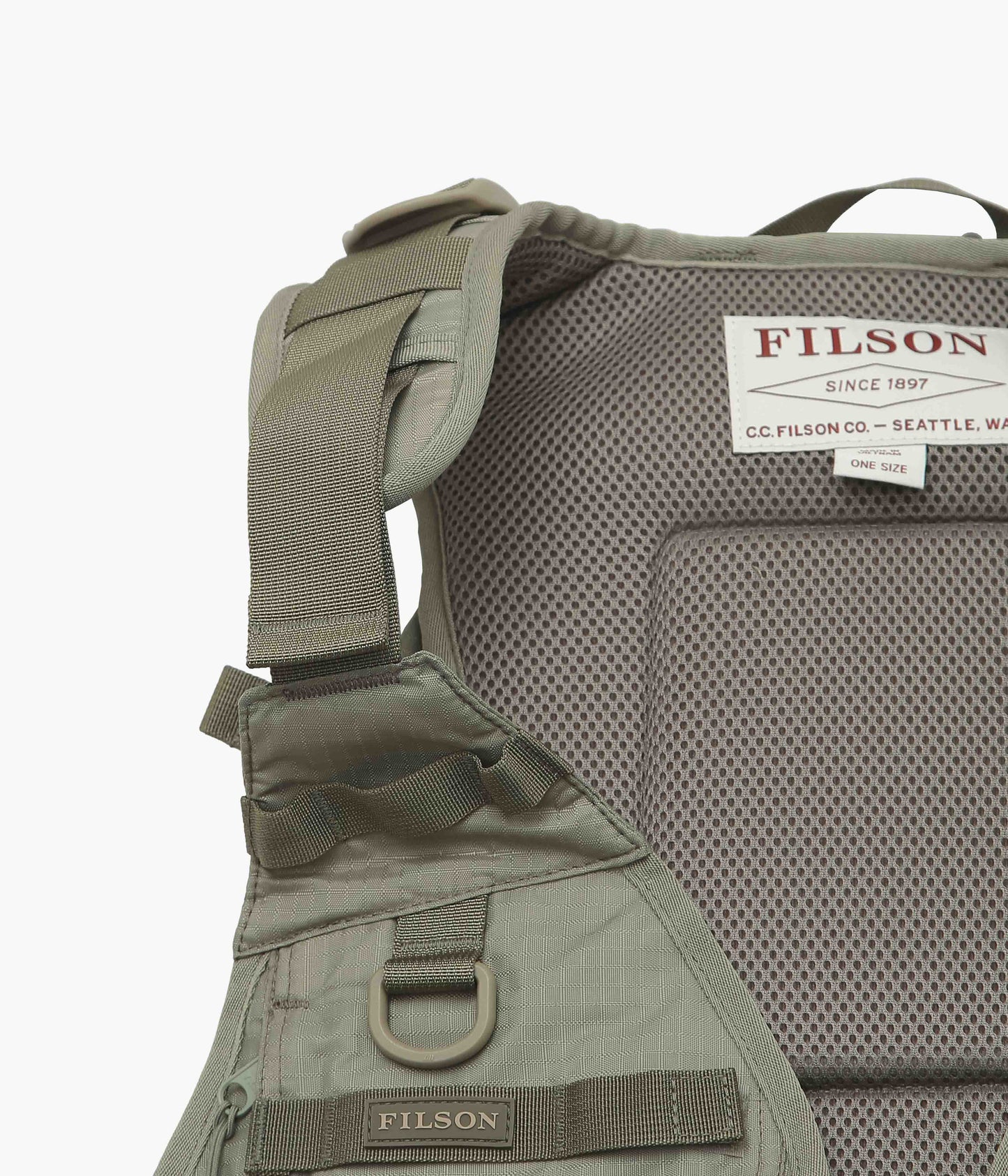 FILSON ''FISHING GUIDE VEST'' (VINTAGE OLIVE)
