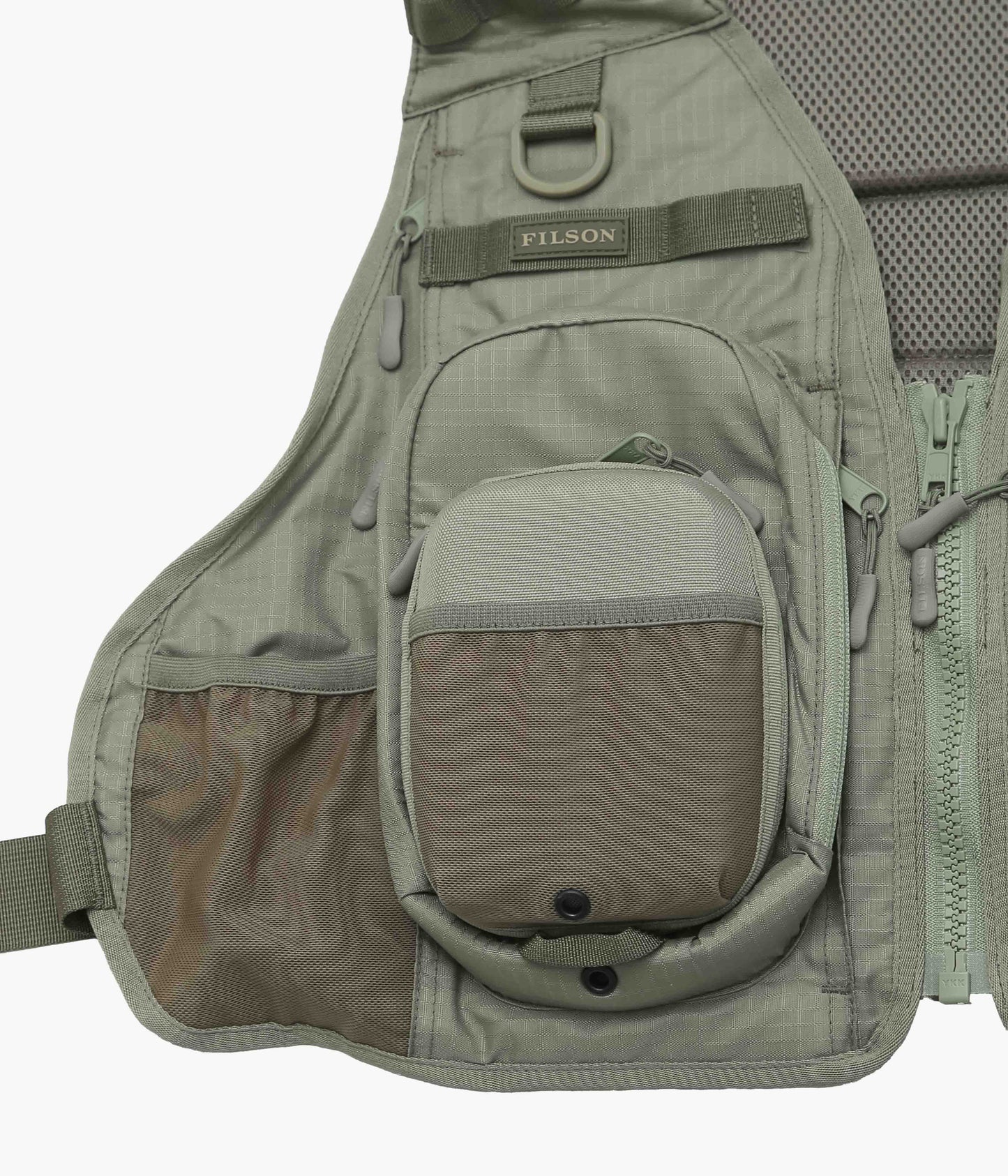 FILSON ''FISHING GUIDE VEST'' (VINTAGE OLIVE)