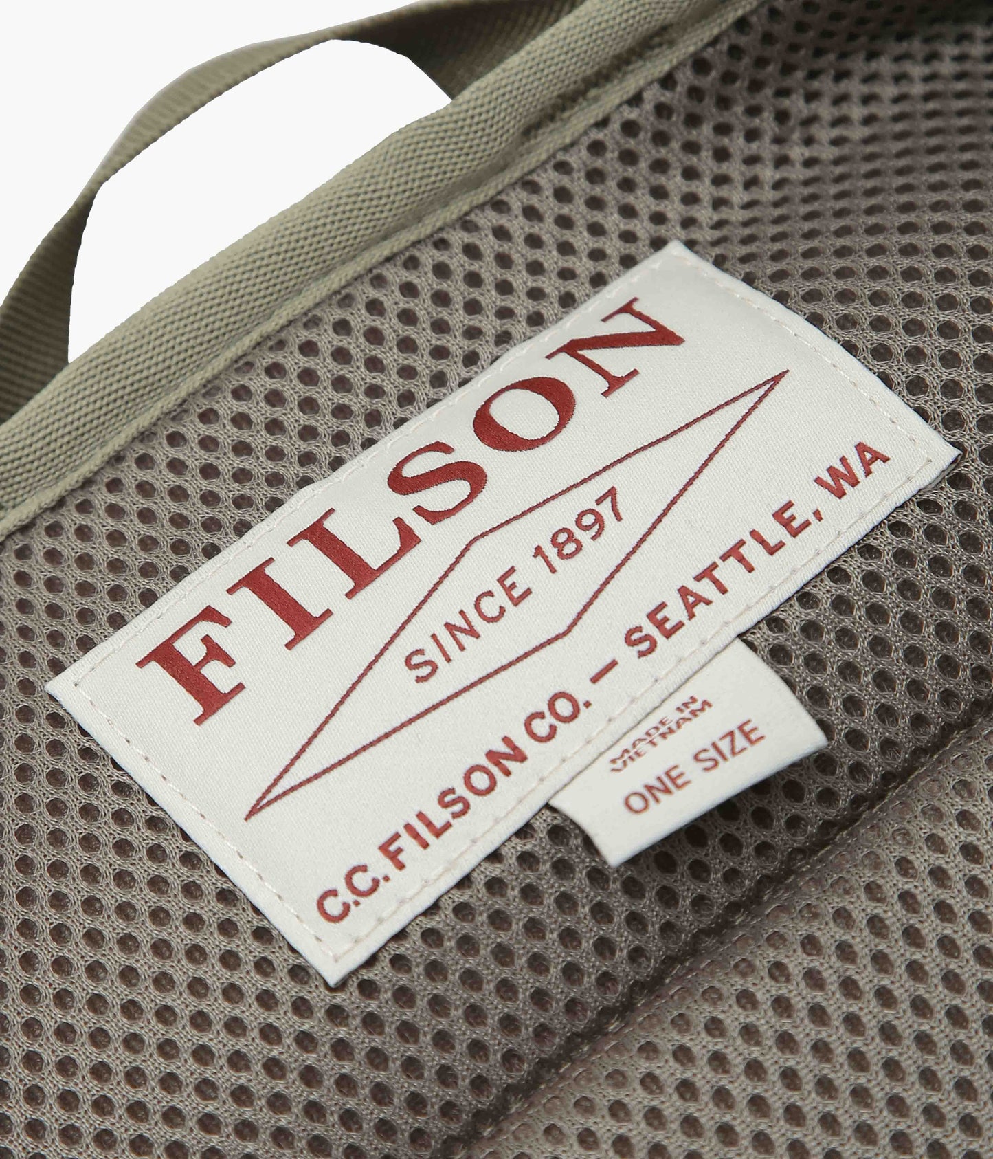 FILSON ''FISHING GUIDE VEST'' (VINTAGE OLIVE)