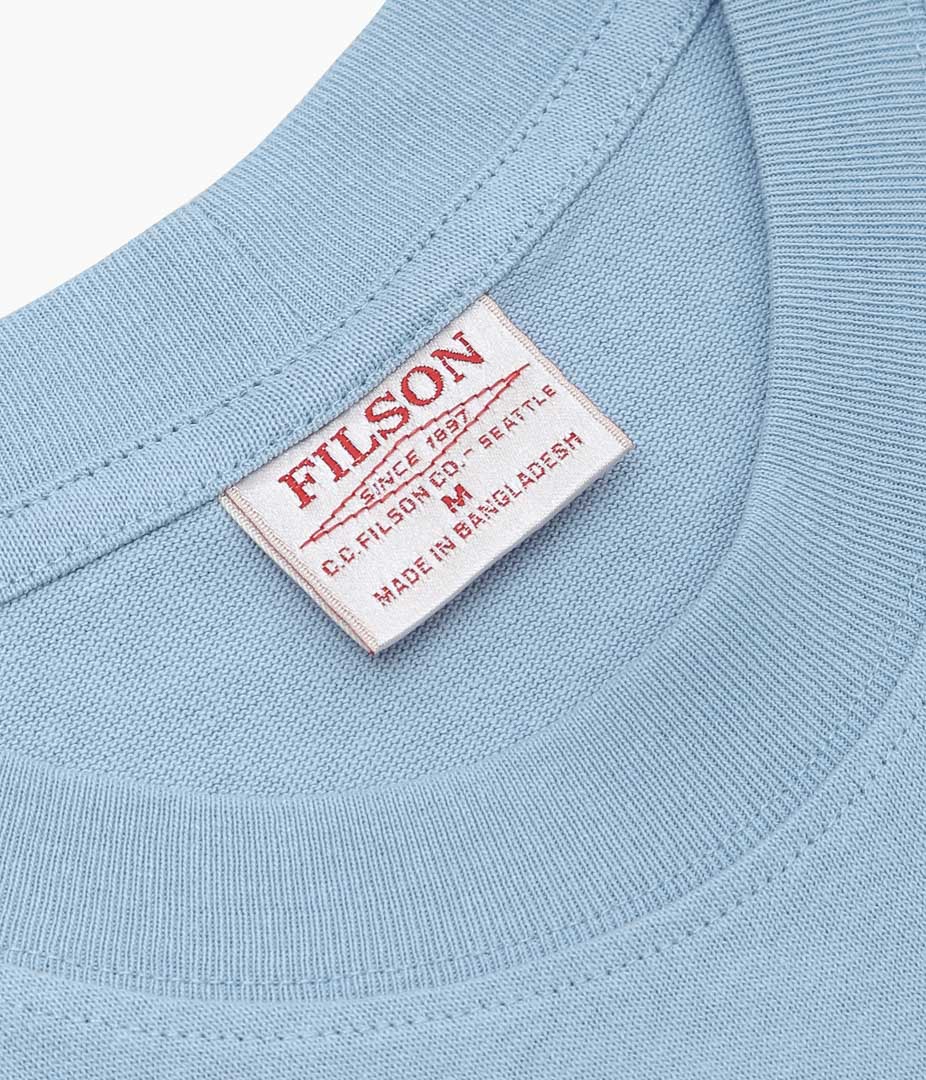 FILSON ''S/S FRONTIER GRAPHIC T'' (LT BLUE)
