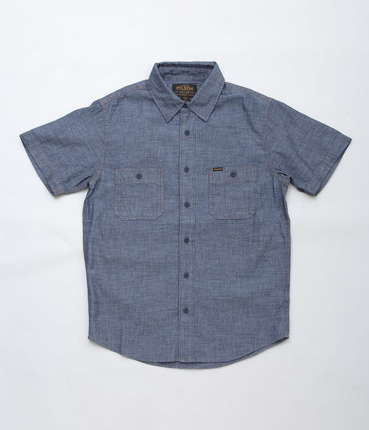 【SAMPLE SALE】FILSON''SHORT SLEEVE CHAMBRAY S'' (BLUE)
