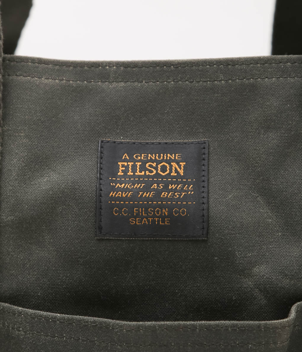 FILSON ''TIN CLOTH SUPPLY TOTE'' (OLIVE)