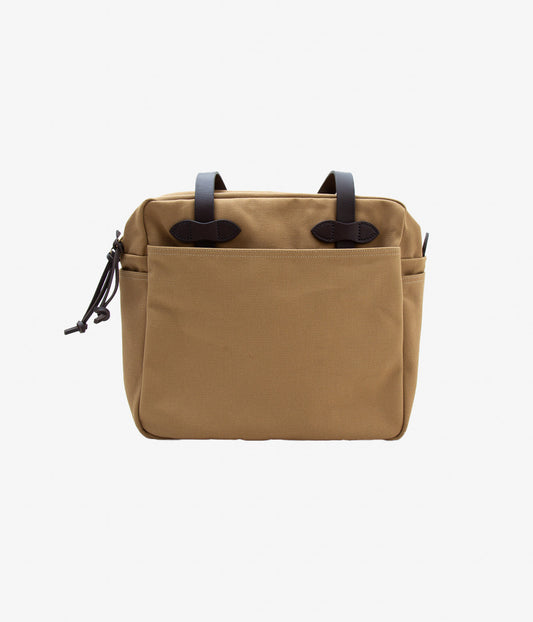 FILSON "TOTE BAG WITH ZIPPER"(BEIGE)