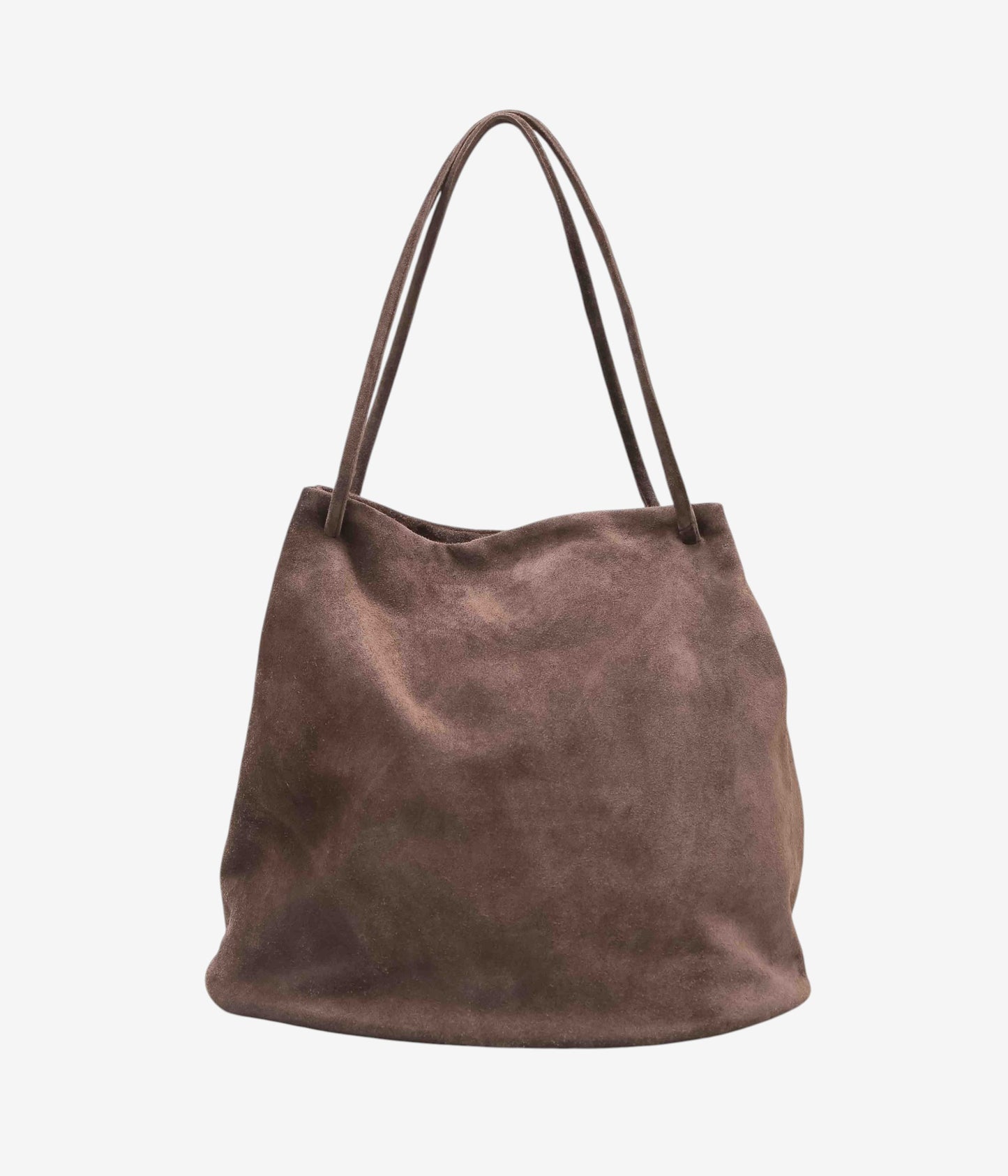 GABRIELA COLL GARMENTS "NO.17 SUEDE HOOF BAG" (BROWN SUEDE)