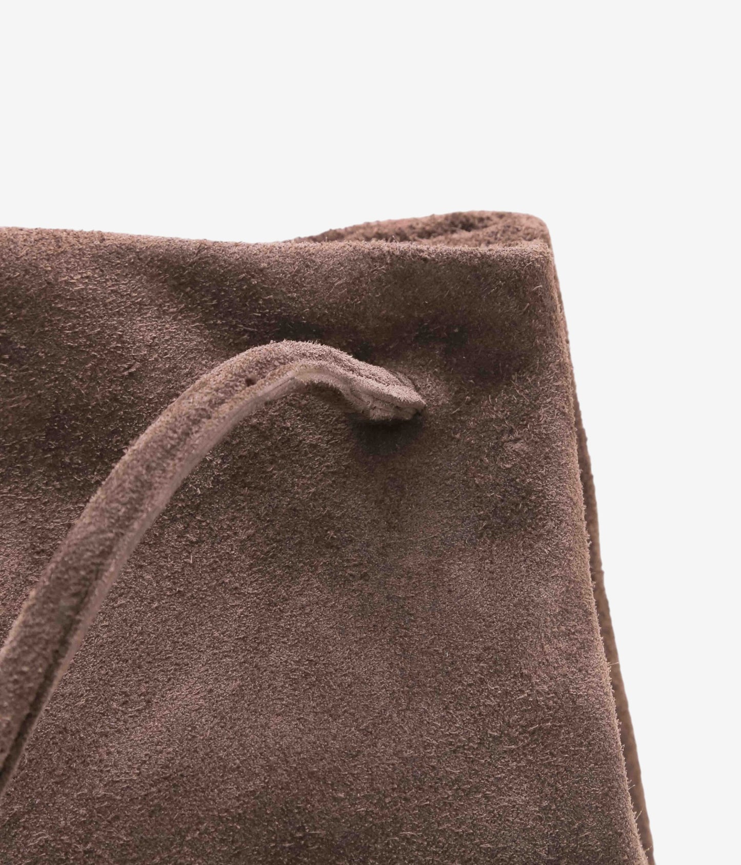 GABRIELA COLL GARMENTS "NO.17 SUEDE HOOF BAG" (BROWN SUEDE)