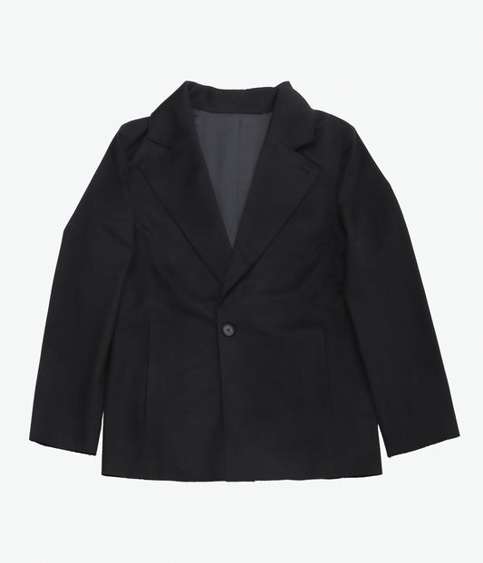 GABRIELA COLL GARMENTS ''NO.173 HEAVY WOOL TWO BUTTON JACKET ''(BLACK)