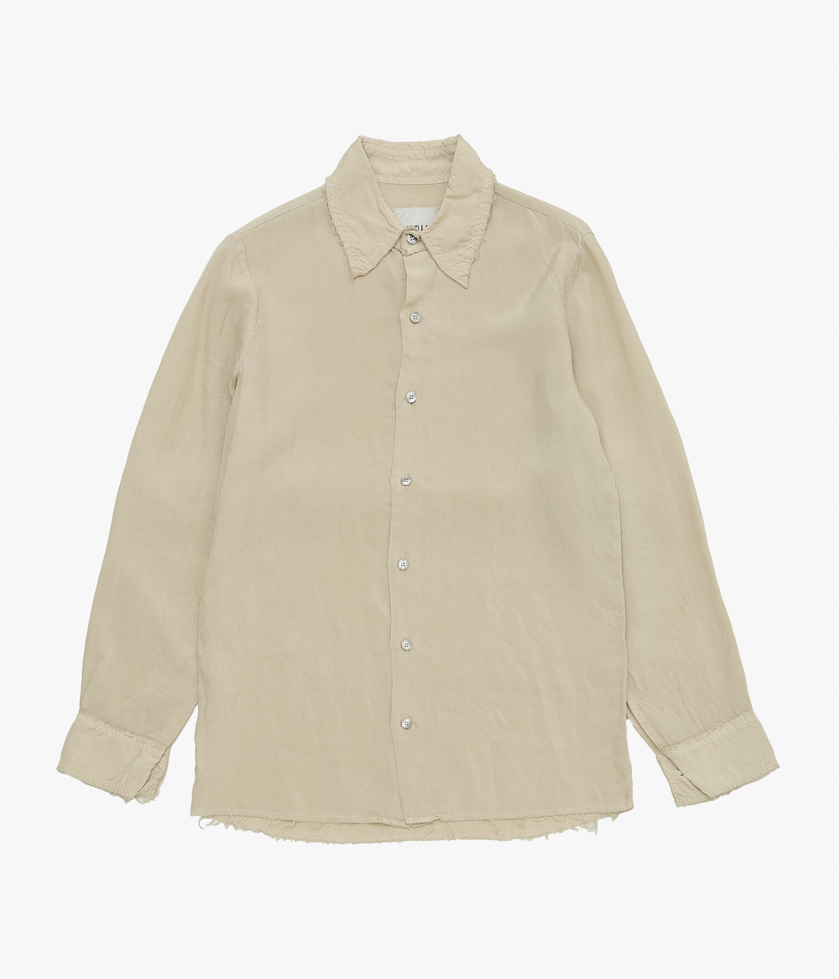 GABRIELA COLL GARMENTS ''NO.197 CUPRO SHIRT ''(STONE)