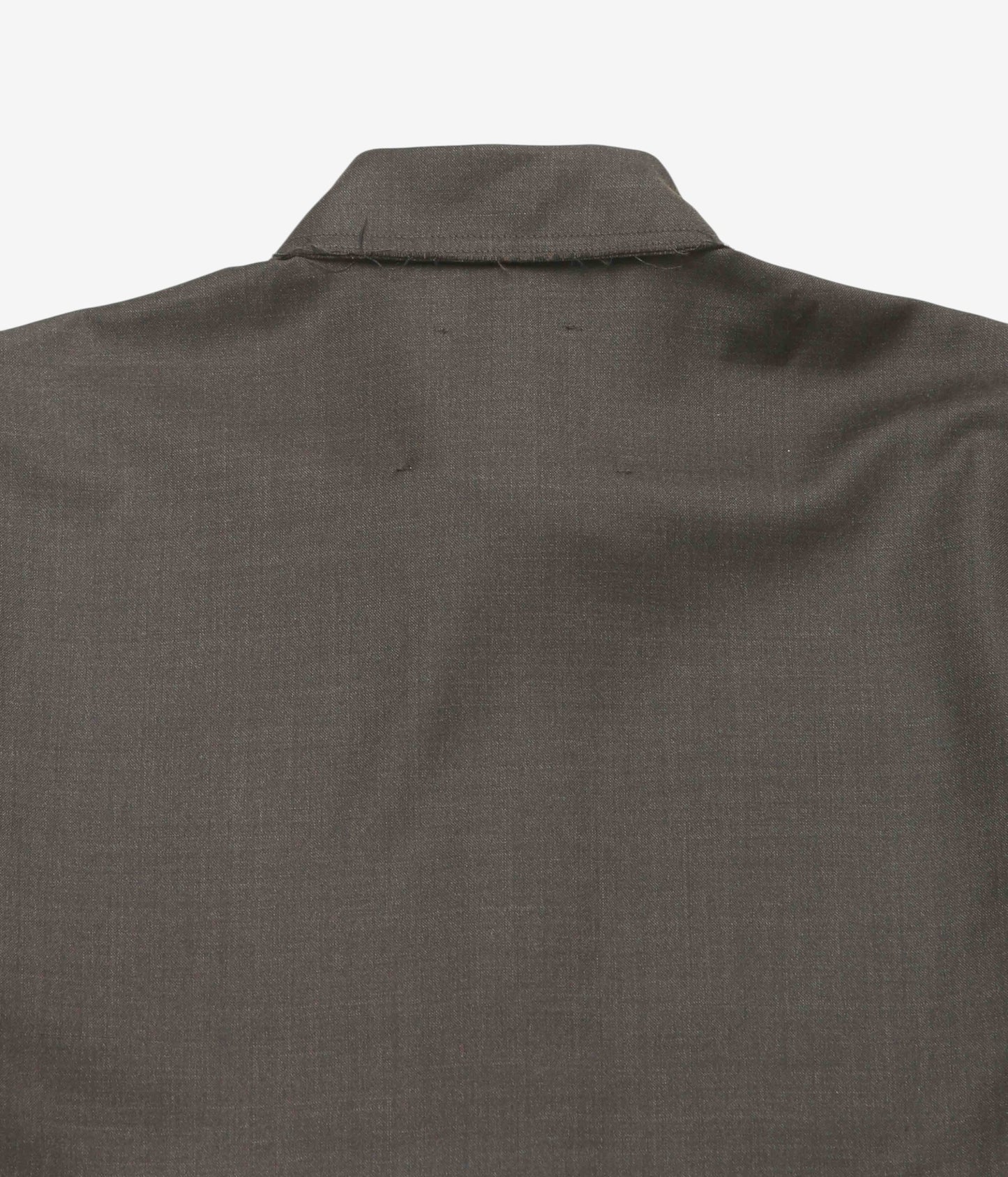 GABRIELA COLL GARMENTS "NO.197 FINE WOOL SHIRT" (BROWN)