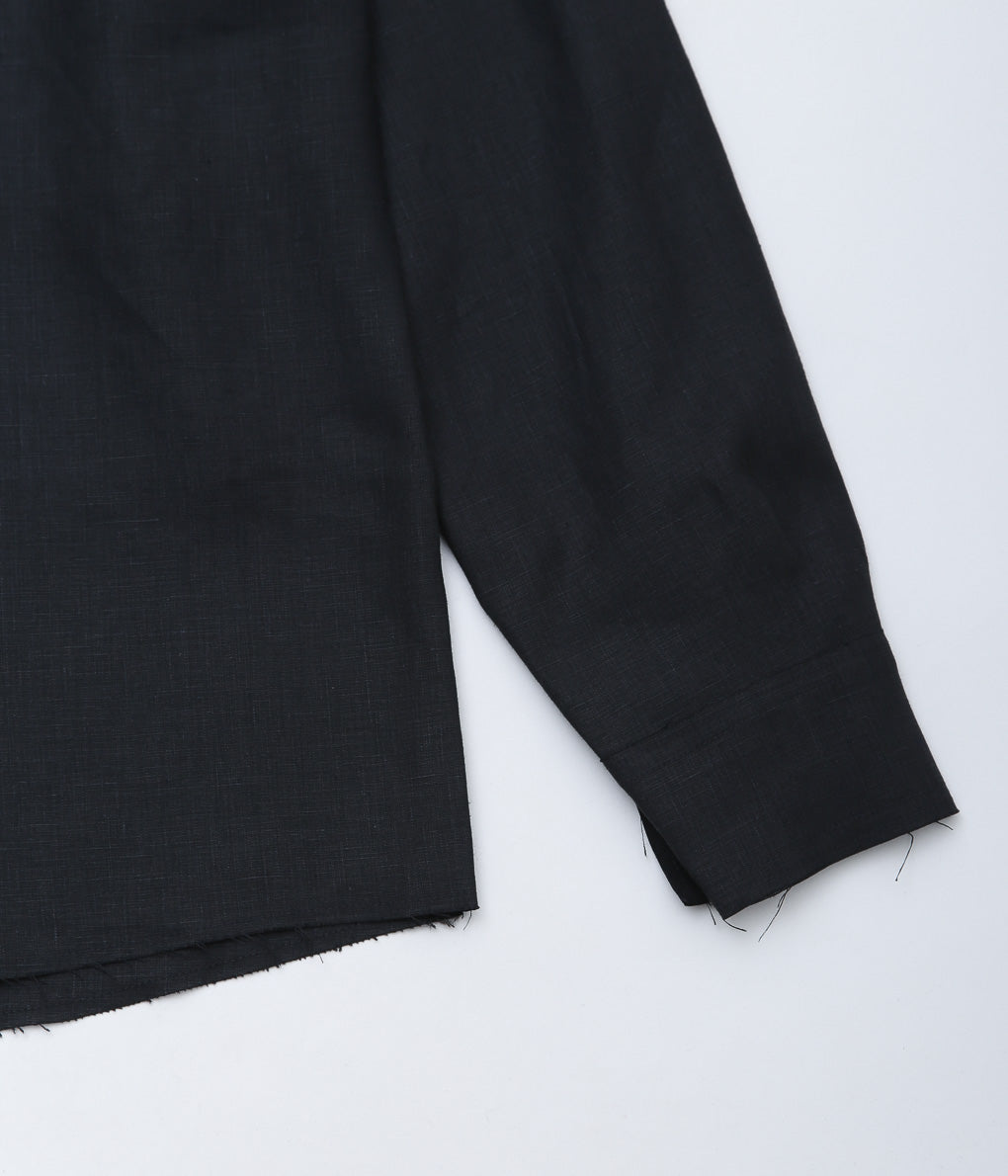 GABRIELA COLL GARMENTS ''NO.197 LINEN SHIRT'' (BLACK)