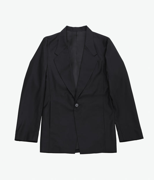 GABRIELA COLL GARMENTS ''NO.206 FINE WOOL JACKET'' (BLACK HERRINGBONE)