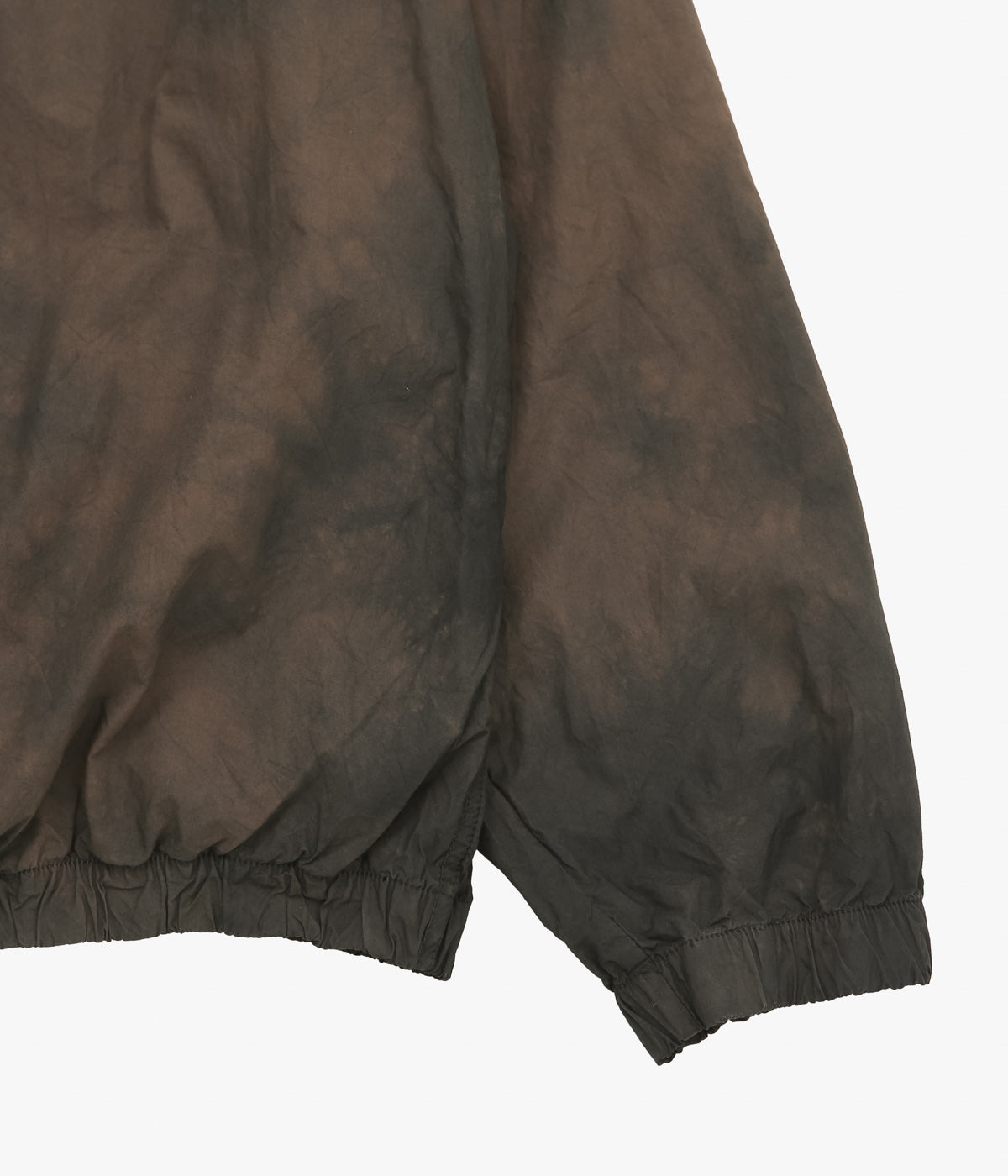 GABRIELA COLL GARMENTS ''NO.216 POPLIN HOODED ZIPPER JACKET'' (BROWN/BLACK)