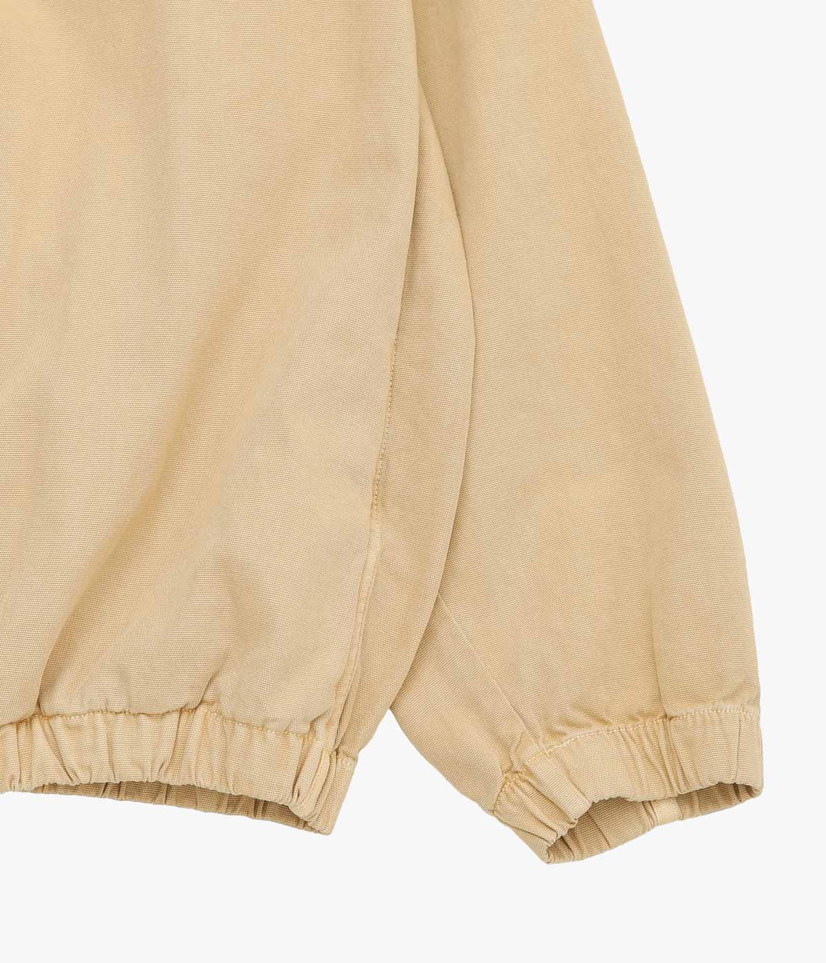 GABRIELA COLL GARMENTS ''NO.216 THIN CANVAS HOODED ZIPPER JACKET'' (SAND)