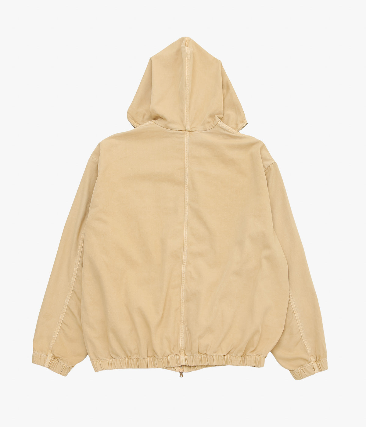 GABRIELA COLL GARMENTS ''NO.216 THIN CANVAS HOODED ZIPPER JACKET'' (SAND)