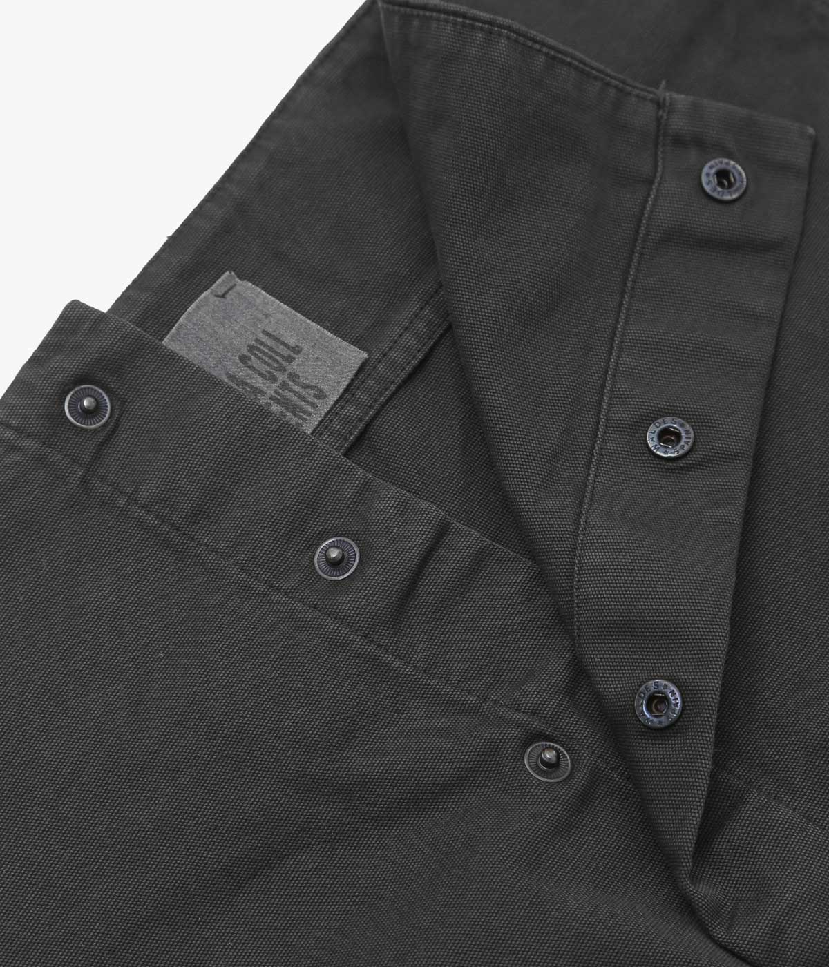GABRIELA COLL GARMENTS ''NO.225 THIN CANVAS SNAP TOP'' (BLACK)
