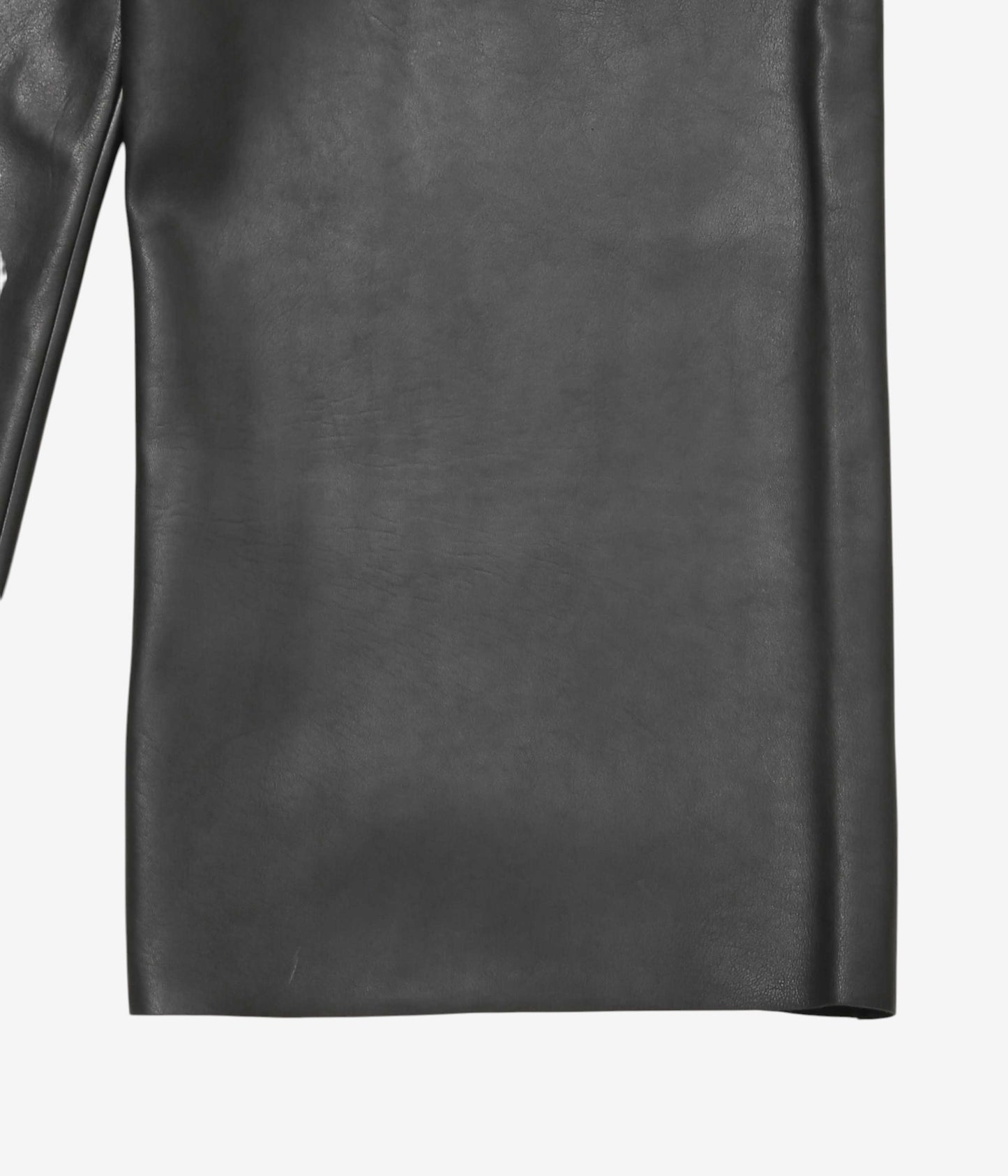 GABRIELA COLL GARMENTS ''NO.249 LEATHER FULL TROUSERS'' (BLACK)