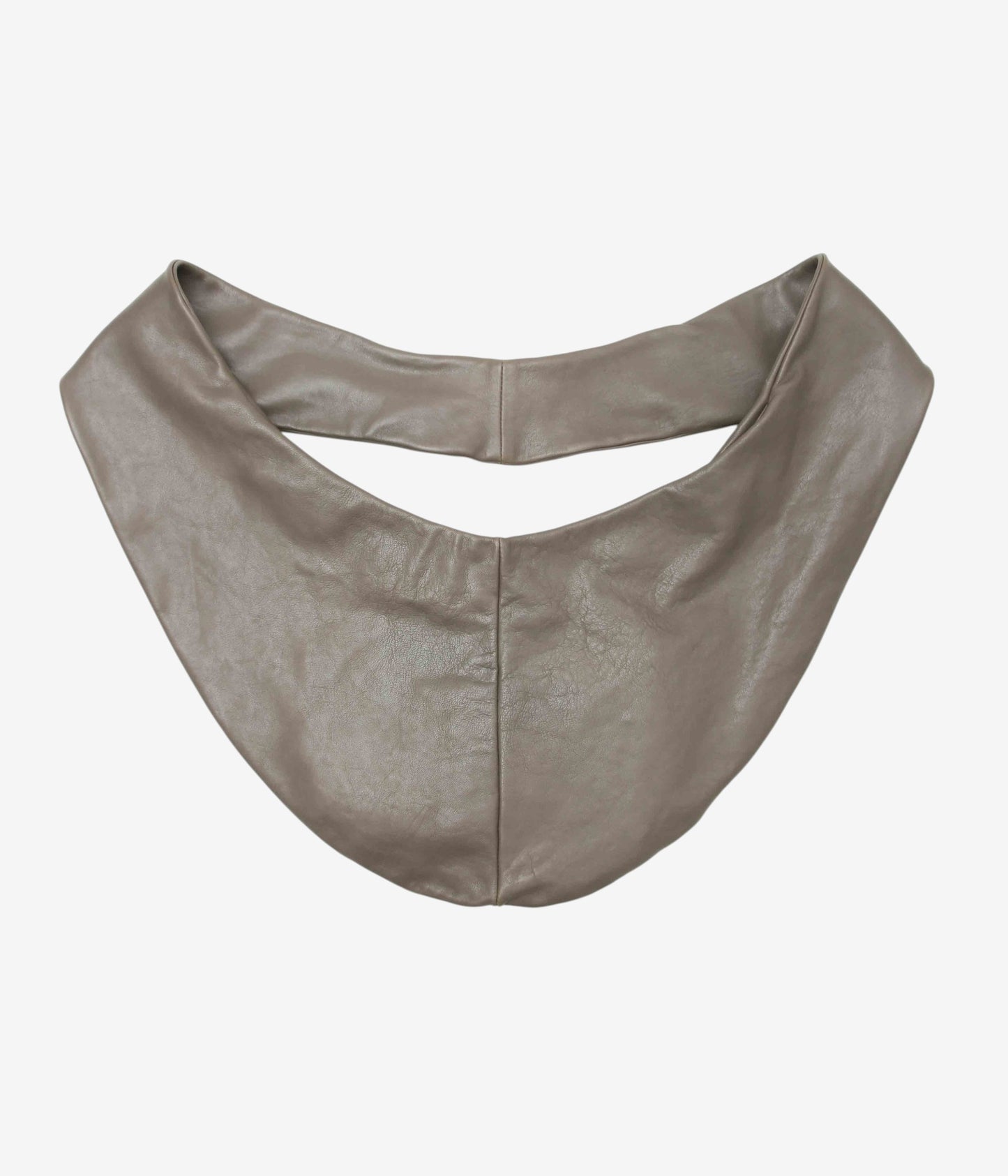 GABRIELA COLL GARMENTS "NO.250 LEATHER CROSSED BAG" (DUST)