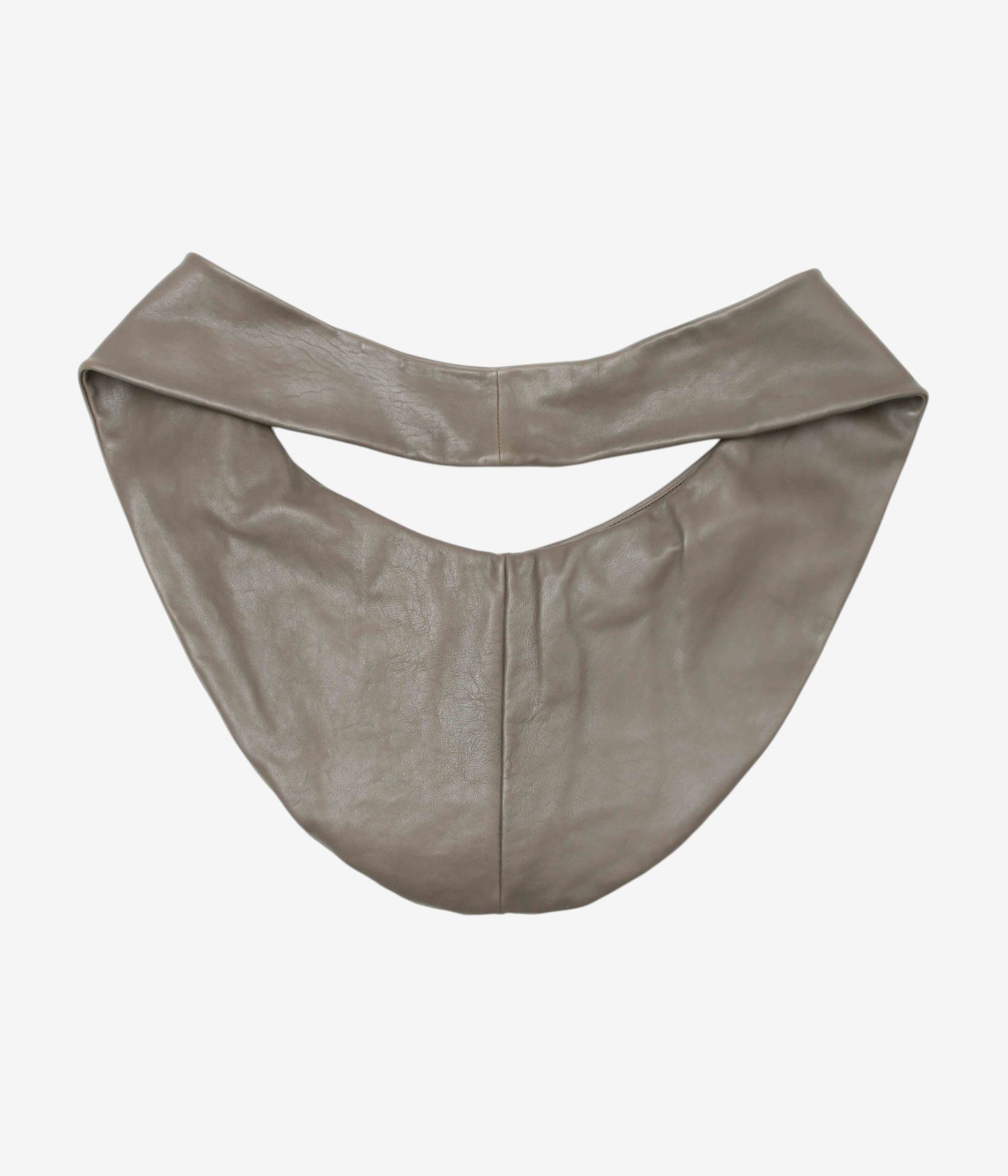 GABRIELA COLL GARMENTS "NO.250 LEATHER CROSSED BAG" (DUST)