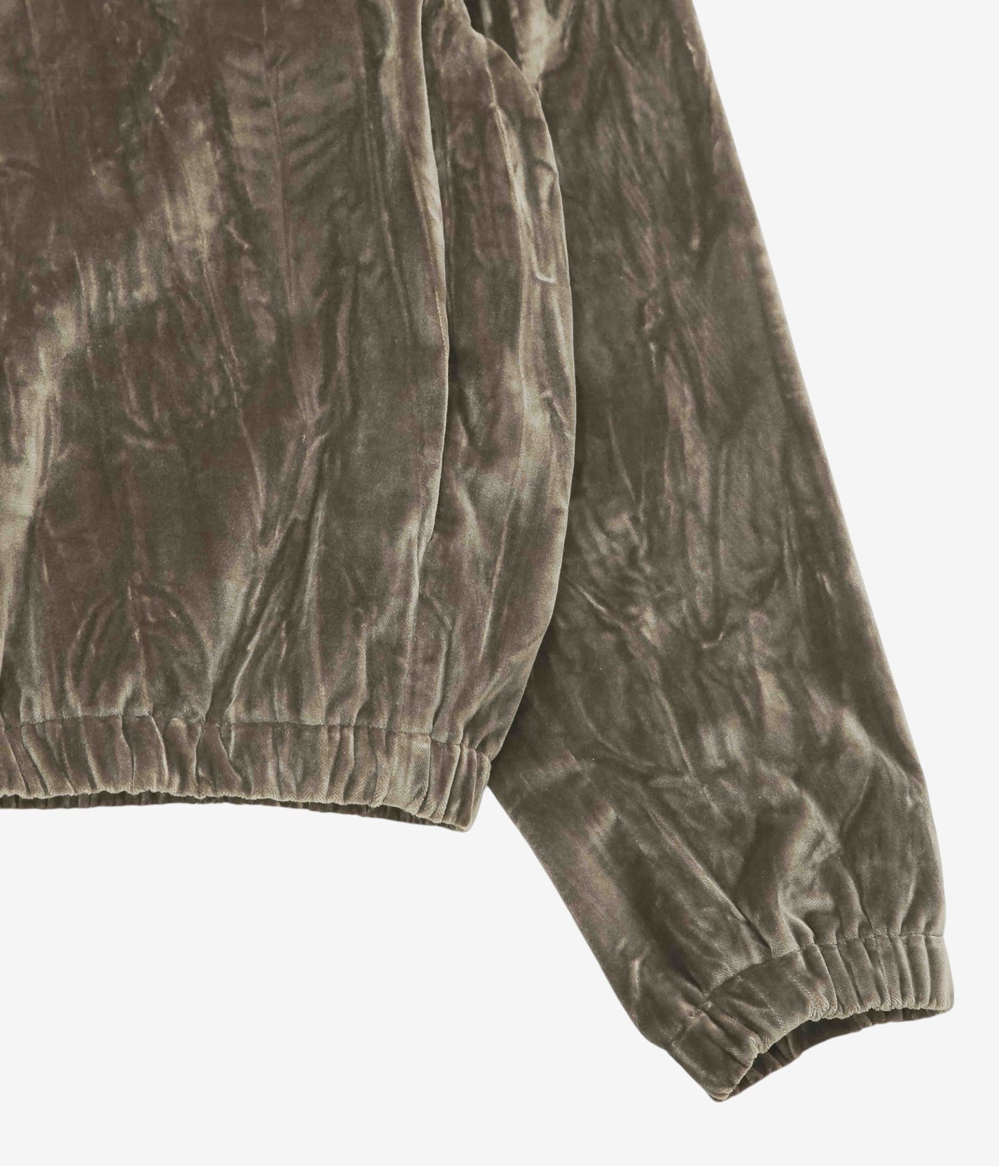 GABRIELA COLL GARMENTS "NO.261 COTTON VELVET ZIPPER JACKET" (DUST)