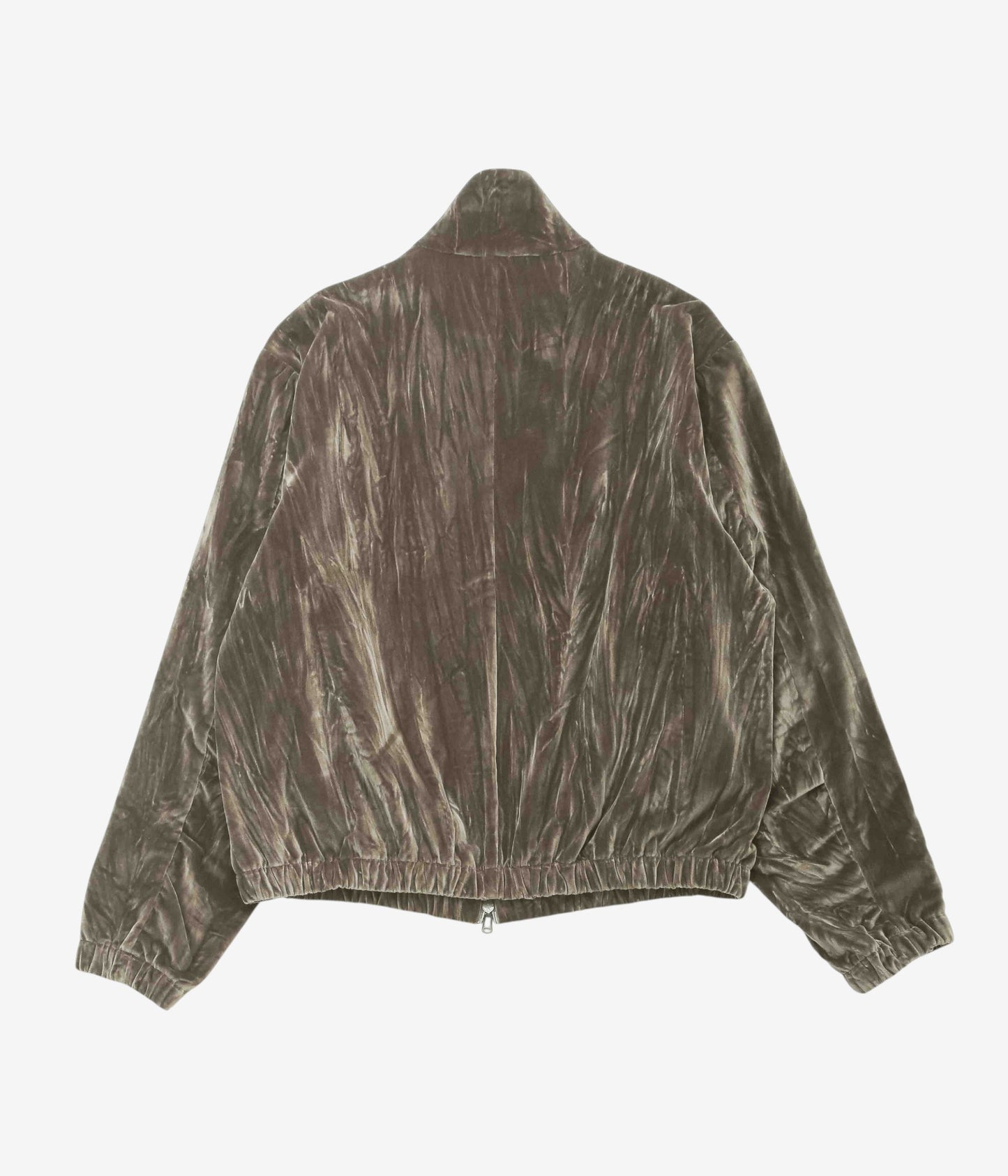 GABRIELA COLL GARMENTS "NO.261 COTTON VELVET ZIPPER JACKET" (DUST)