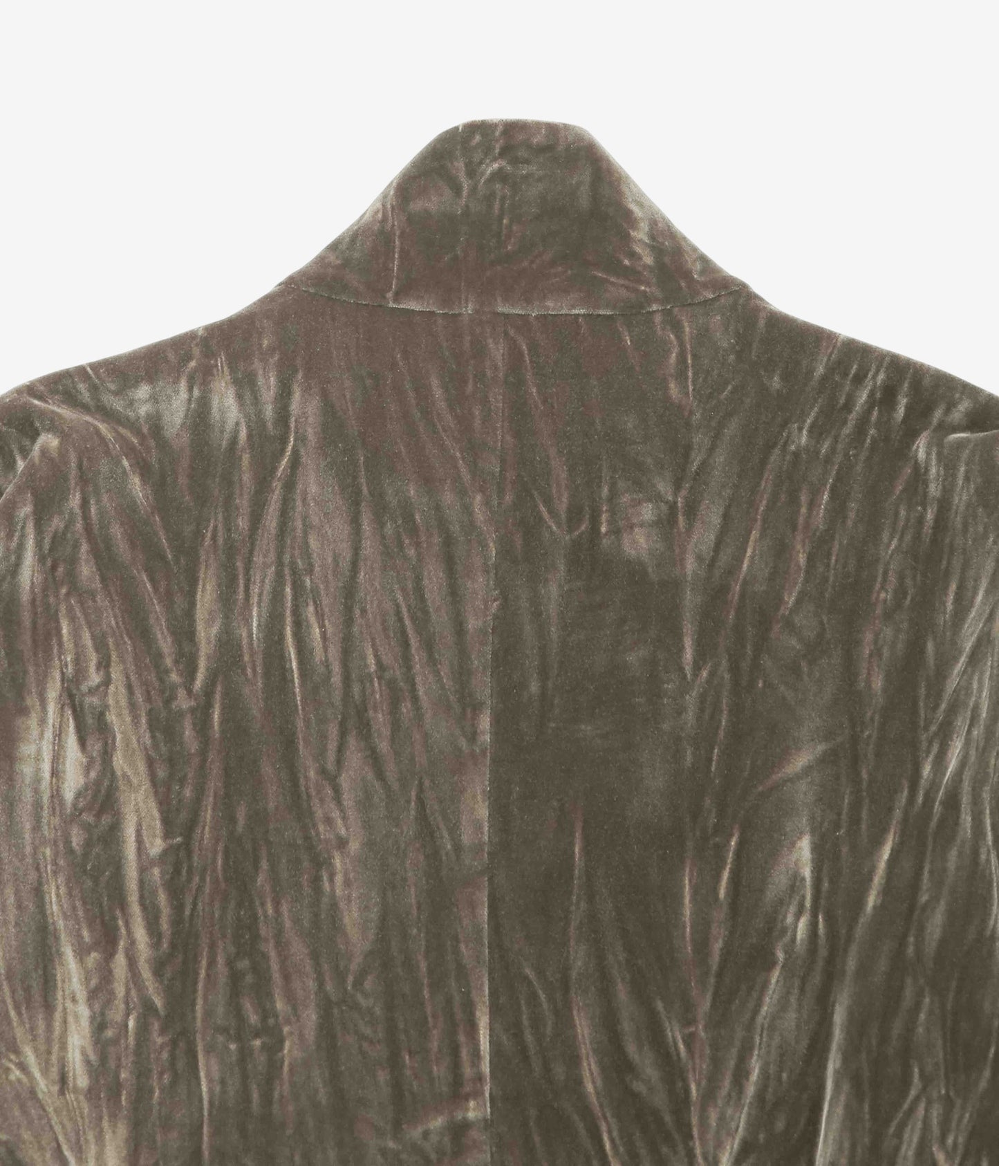 GABRIELA COLL GARMENTS "NO.261 COTTON VELVET ZIPPER JACKET" (DUST)