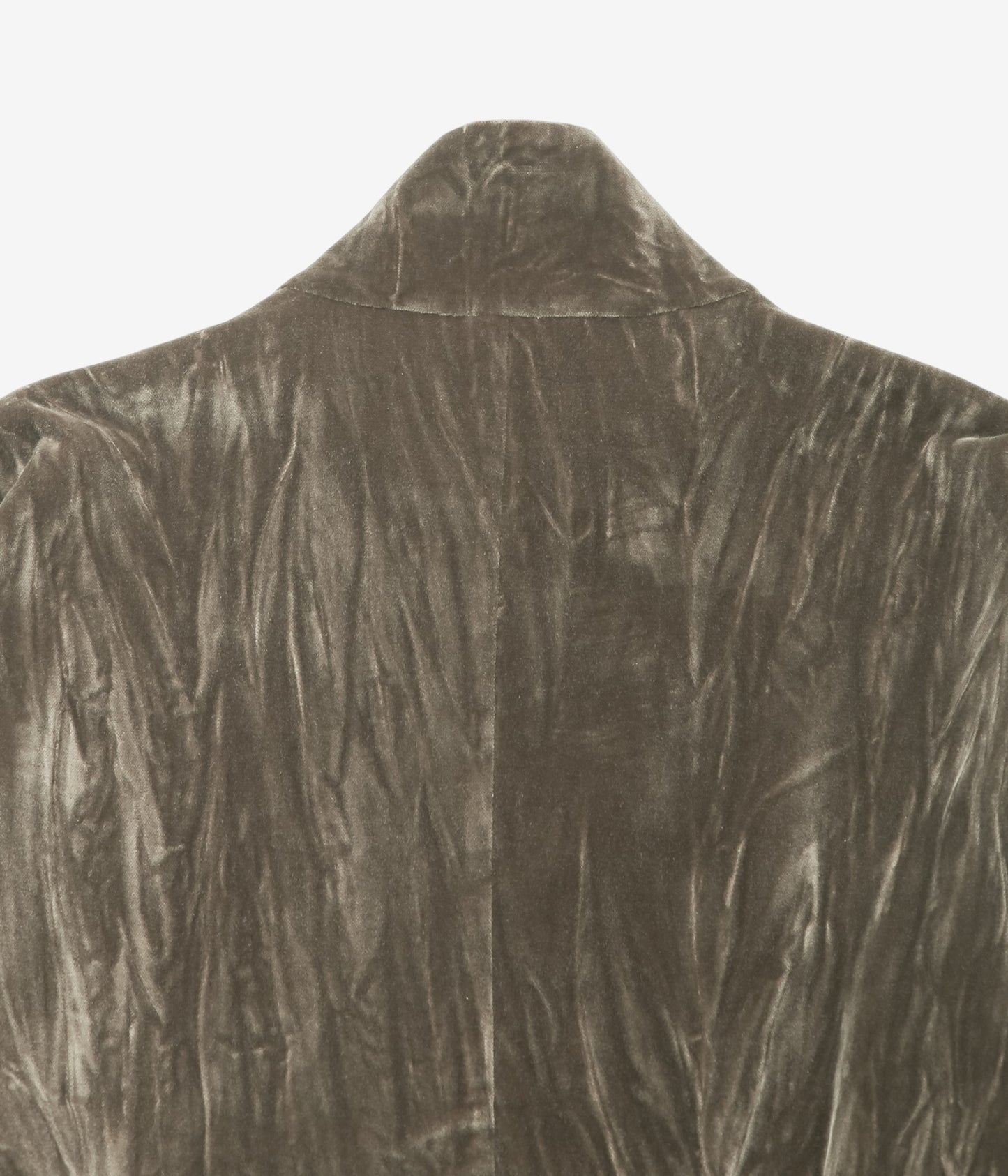 GABRIELA COLL GARMENTS "NO.261 COTTON VELVET ZIPPER JACKET" (DUST)