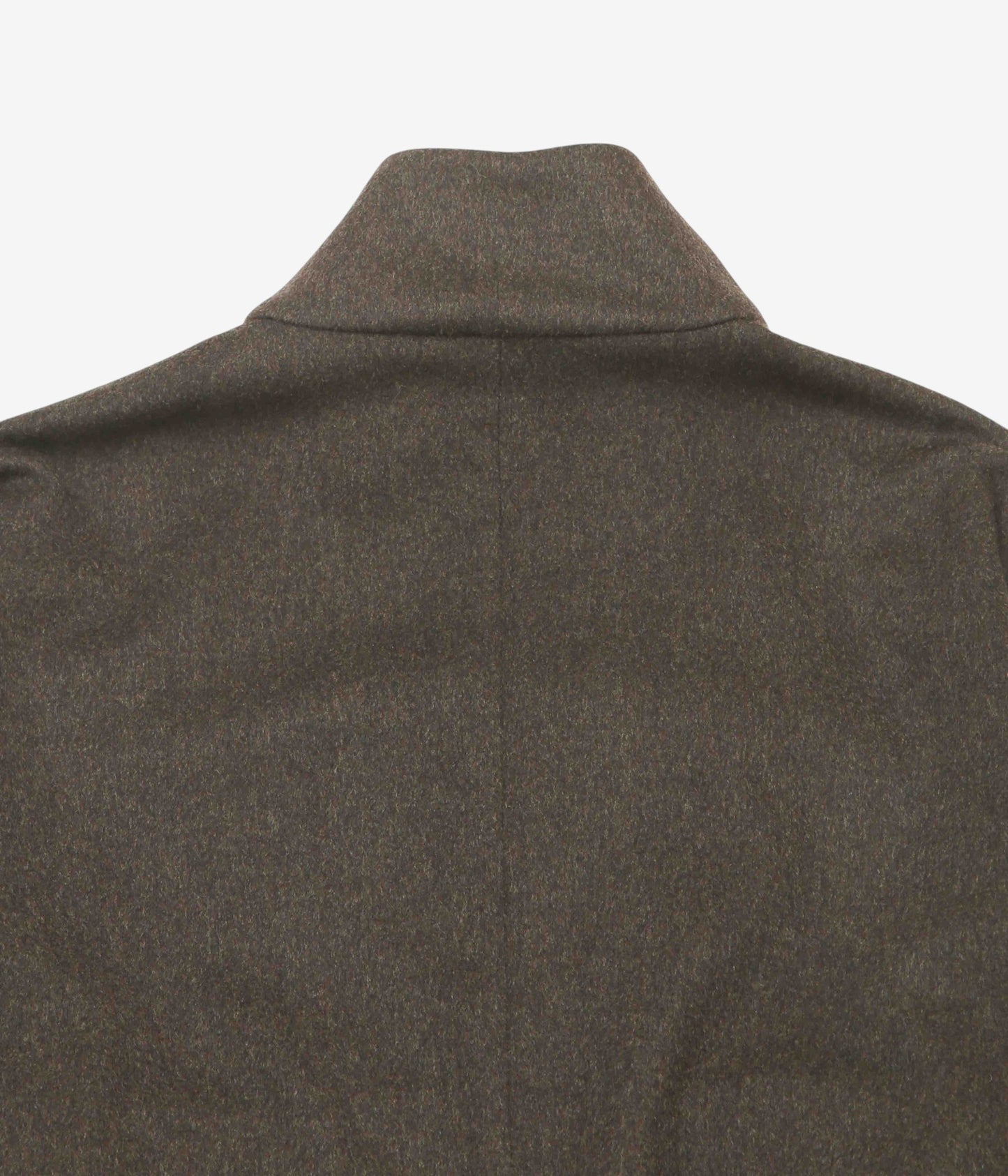 GABRIELA COLL GARMENTS ''NO.261 HEAVY WOOL ZIPPER JACKET'' (BROWN)