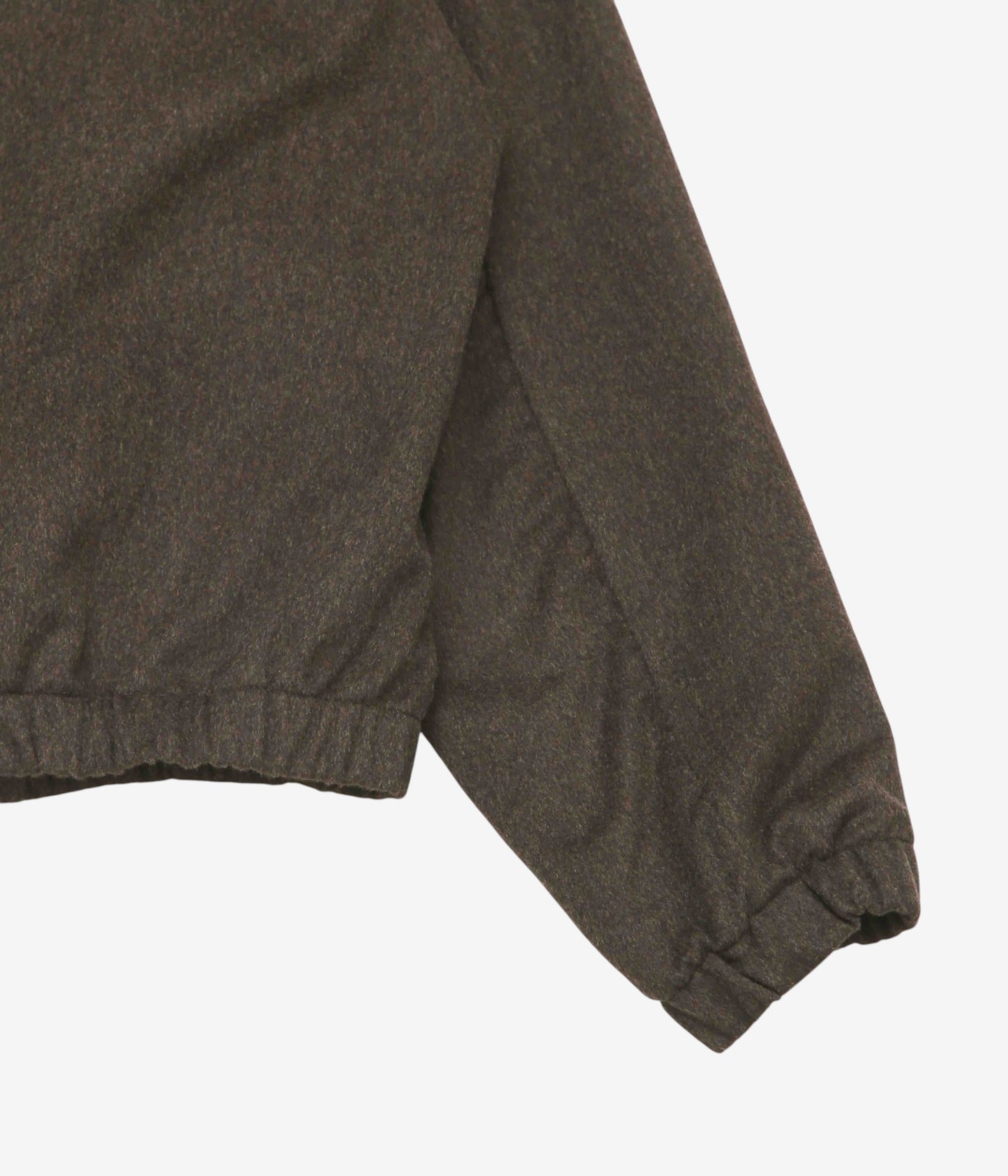 GABRIELA COLL GARMENTS ''NO.261 HEAVY WOOL ZIPPER JACKET'' (BROWN)