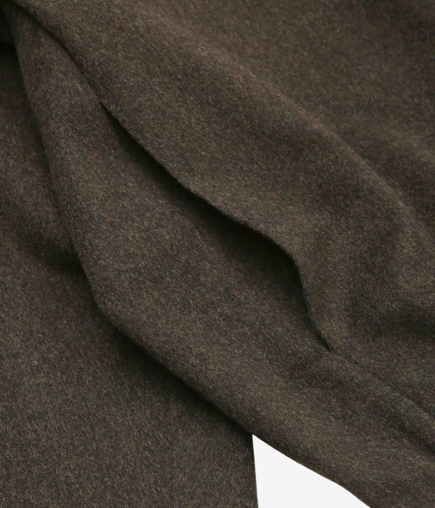 GABRIELA COLL GARMENTS ''NO.261 HEAVY WOOL ZIPPER JACKET'' (BROWN)