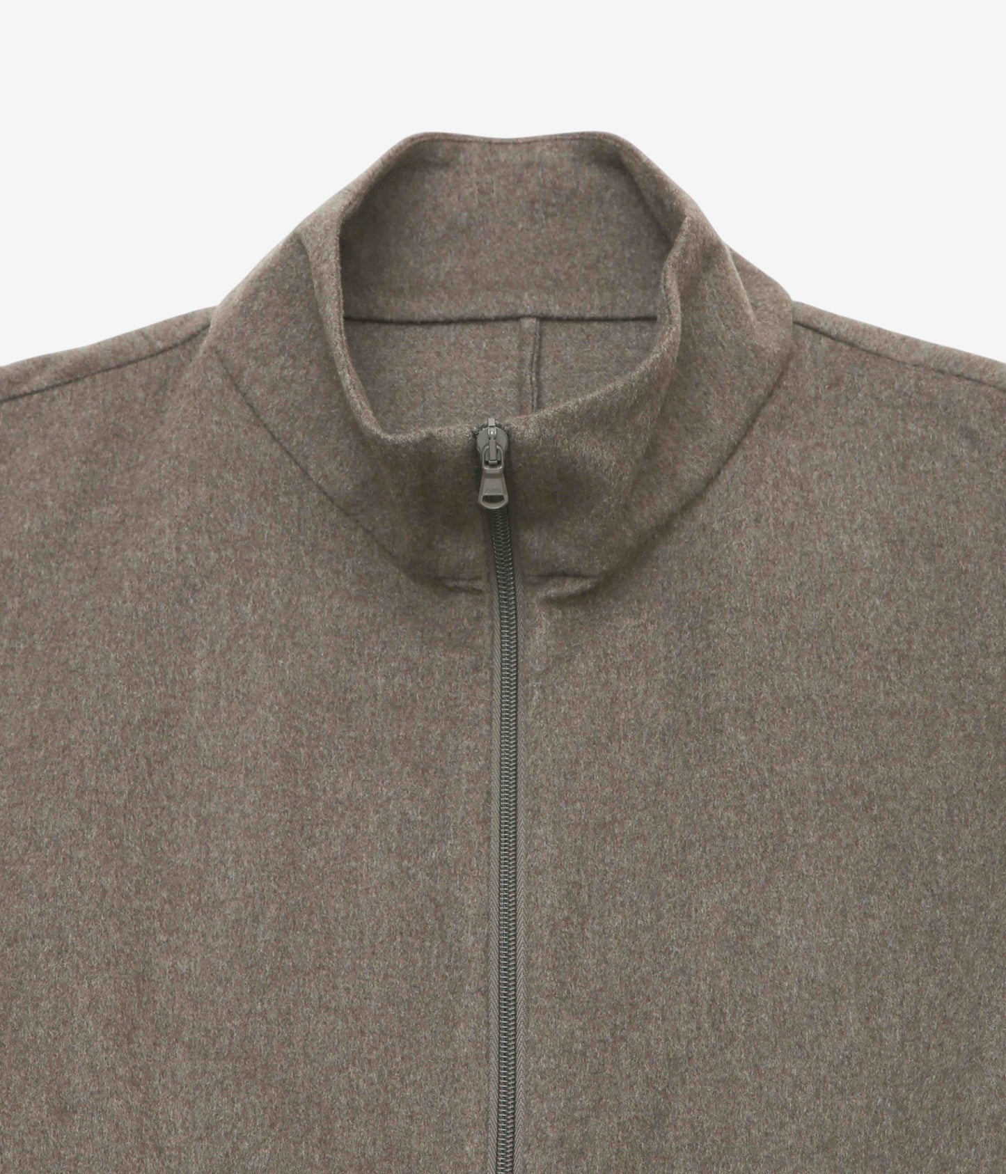 GABRIELA COLL GARMENTS ''NO.261 HEAVY WOOL ZIPPER JACKET'' (DUST)