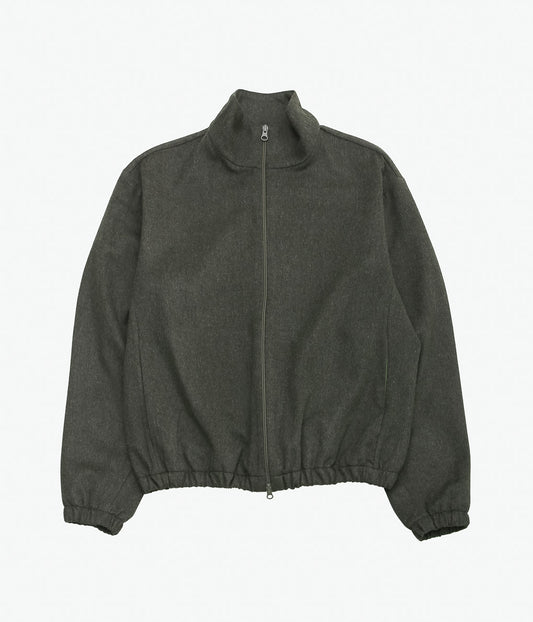 GABRIELA COLL GARMENTS ''NO.261 HEAVY WOOL ZIPPER JACKET ''(GREEN)