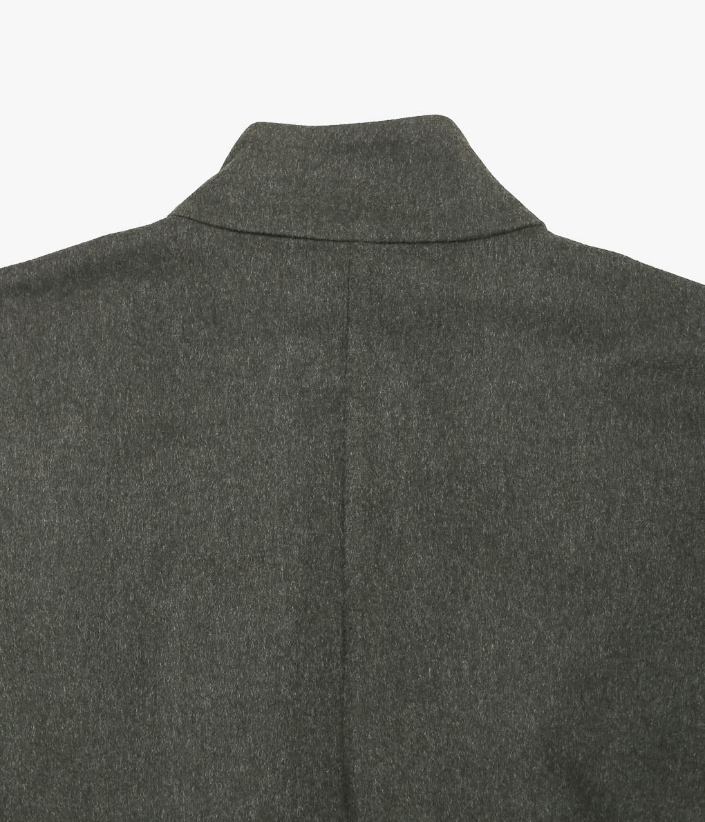 GABRIELA COLL GARMENTS ''NO.261 HEAVY WOOL ZIPPER JACKET'' (GREEN