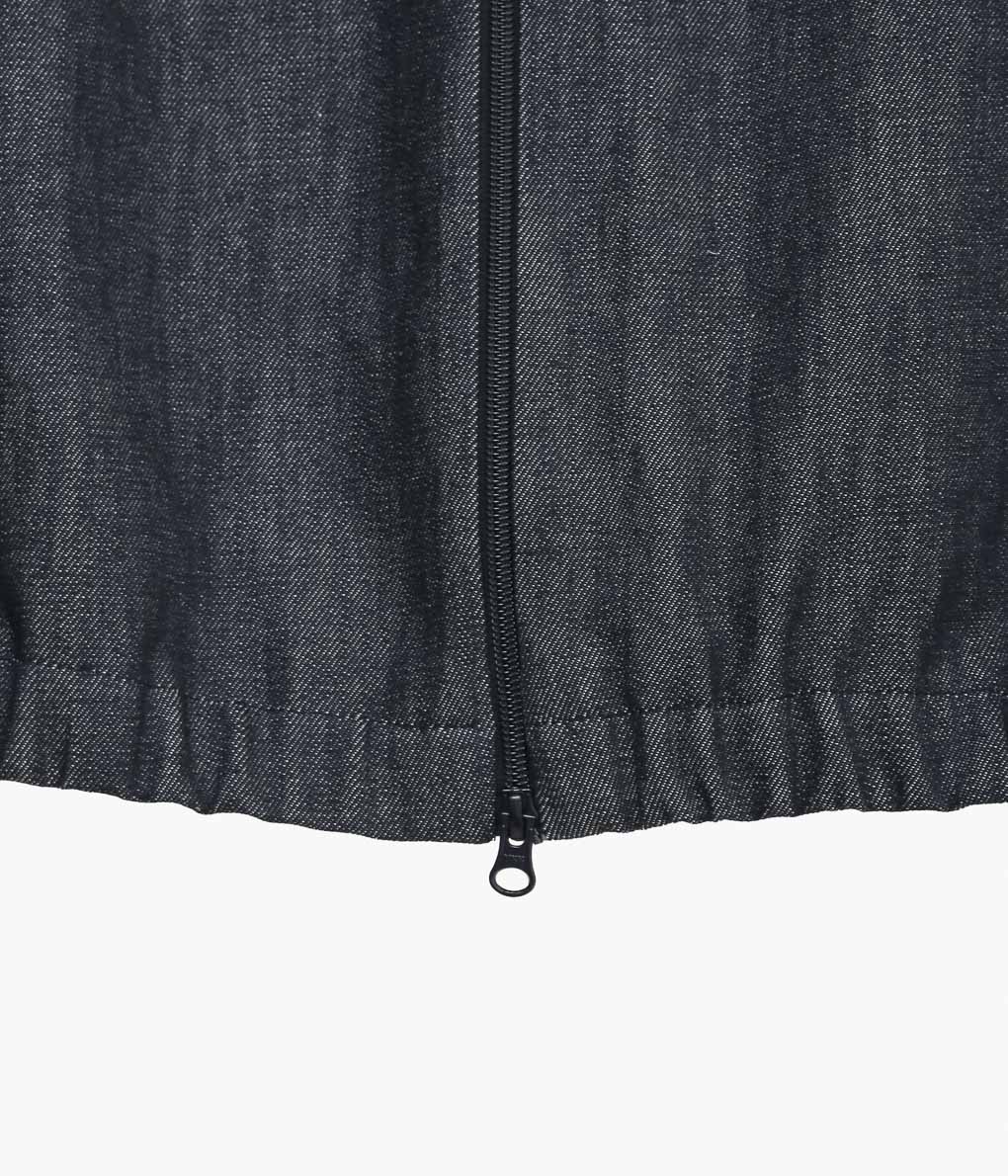 GABRIELA COLL GARMENTS ''NO.261 ZIPPER JACKET'' (BLACK DENIM)