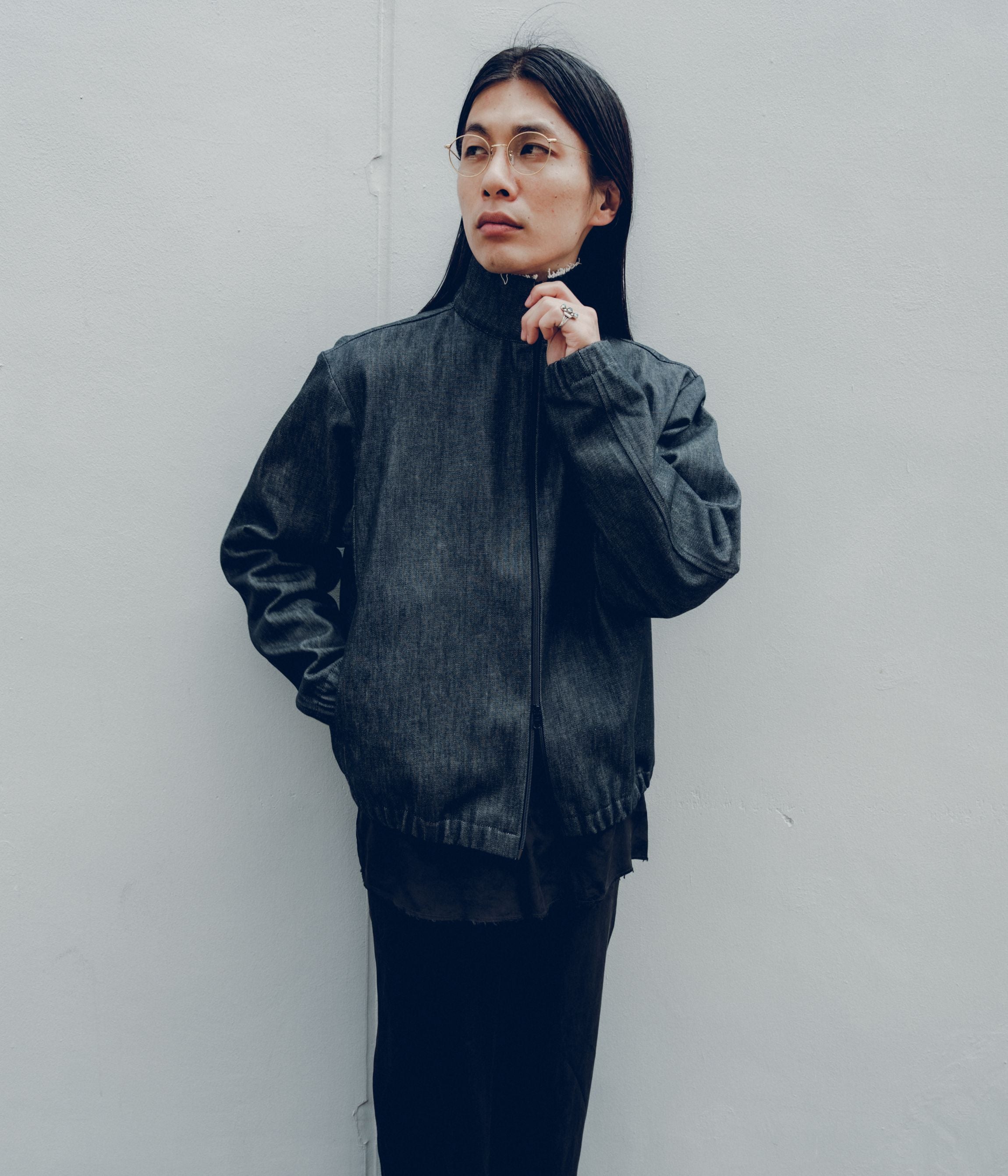 ジャケット・アウター GABRIELA COLL GARMENTS No.5 Piece65 GABRIELA COLL GARMENTS ''NO.261 ZIPPER JACKET'' (BLACK DENIM
