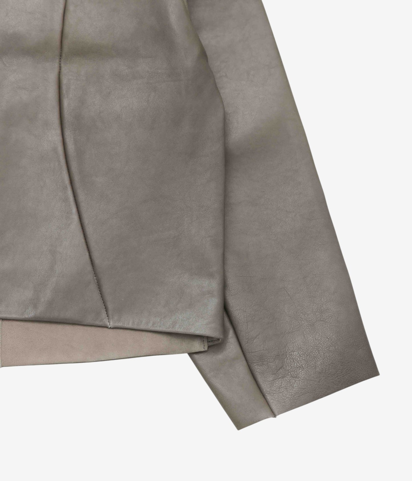 GABRIELA COLL GARMENTS "NO.285 LEATHER POCKET JACKET" (DUST)