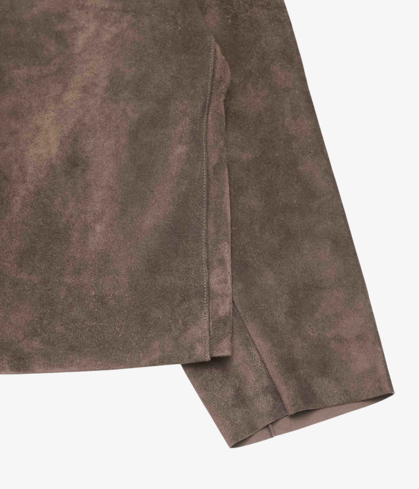GABRIELA COLL GARMENTS "NO.285 SUEDE POCKET JACKET" (BROWN SUEDE)