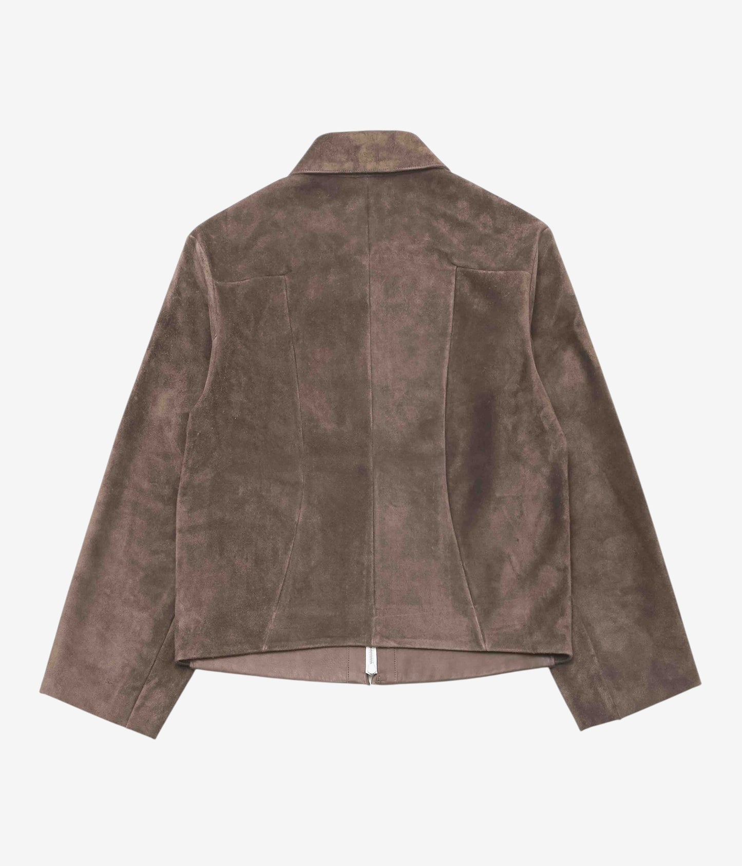 GABRIELA COLL GARMENTS "NO.285 SUEDE POCKET JACKET" (BROWN SUEDE)