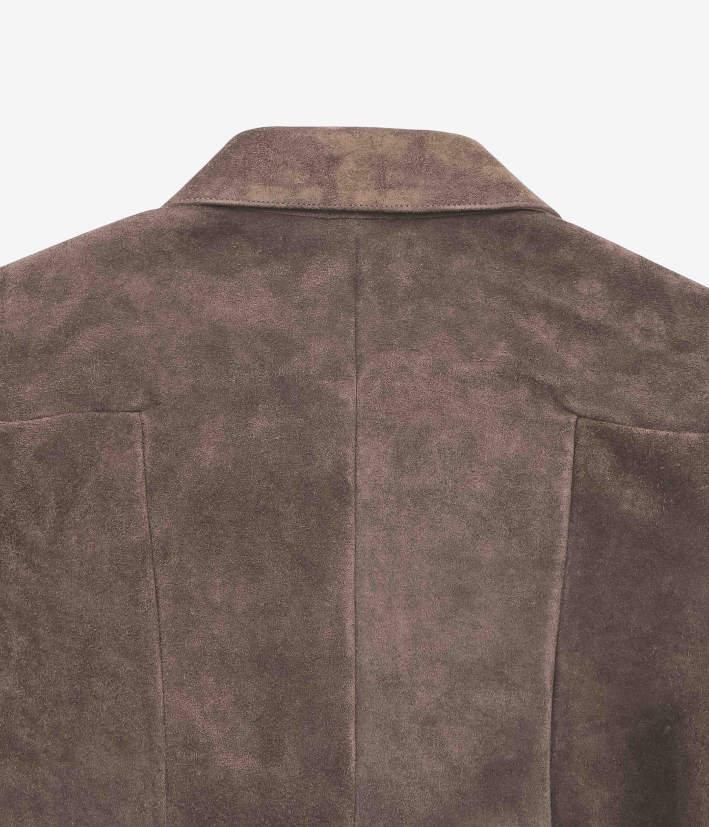 GABRIELA COLL GARMENTS "NO.285 SUEDE POCKET JACKET" (BROWN SUEDE)