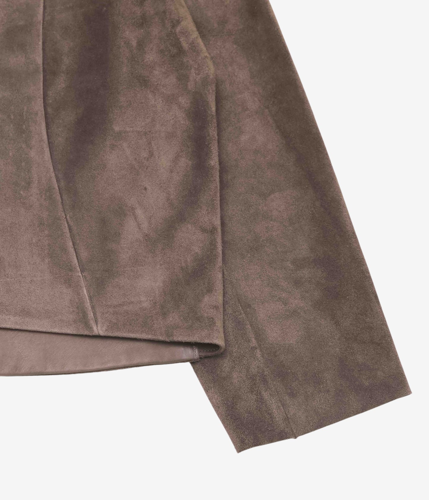 GABRIELA COLL GARMENTS "NO.285 SUEDE POCKET JACKET" (BROWN SUEDE)
