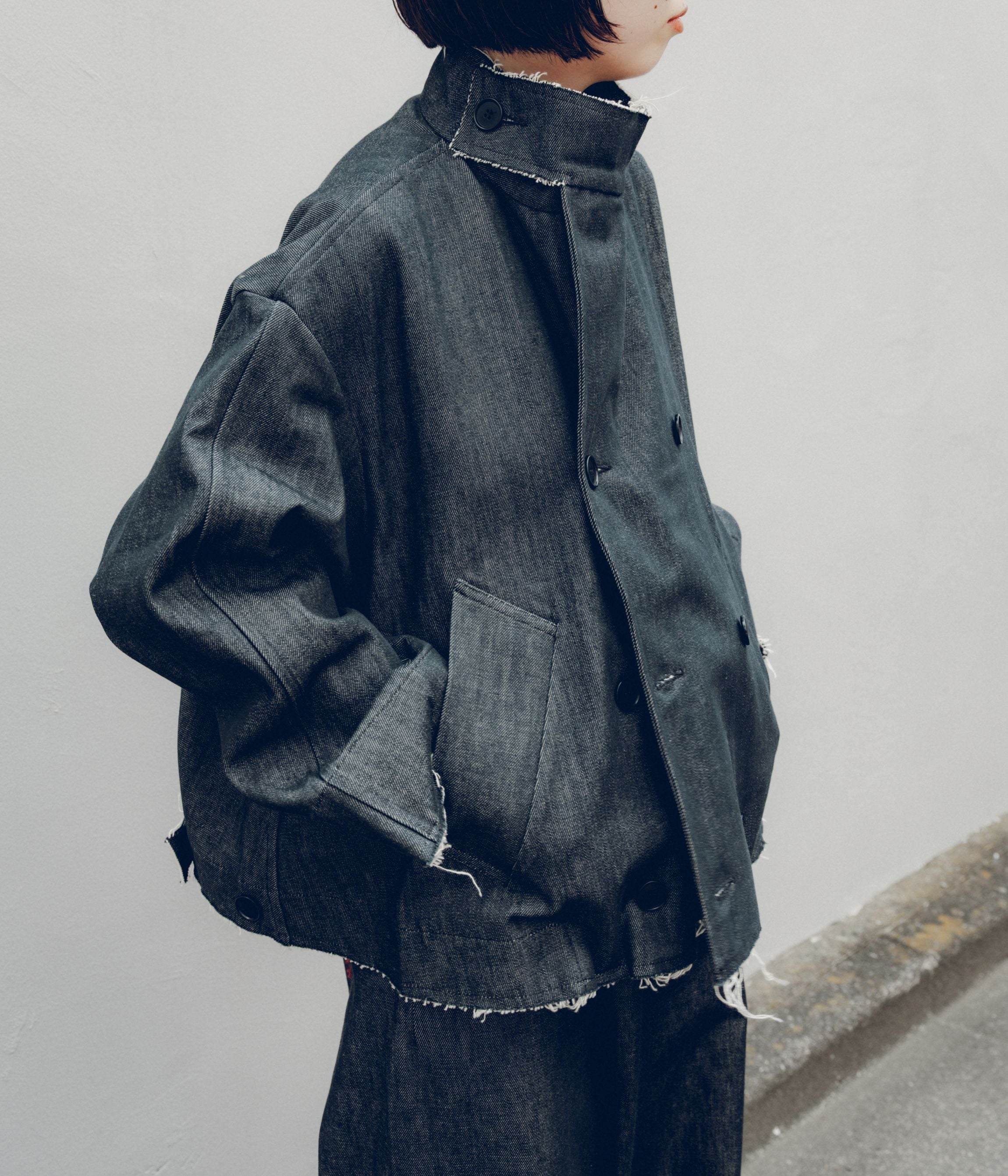 ジャケット・アウター Gabriela Coll Garments OVERSIZED COAT No. 65 Waxed Cotton Oversized Coat in Black – L'ENSEMBLE