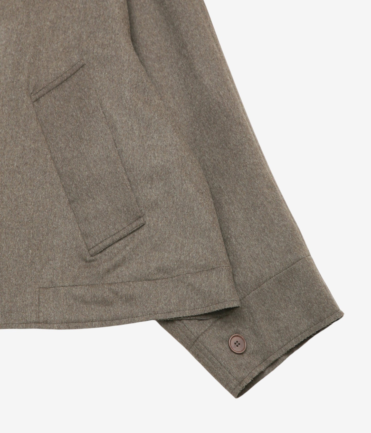 GABRIELA COLL GARMENTS ''NO.286 HEAVY WOOL CROPPED OVERSIZED JACKET'' (DUST)
