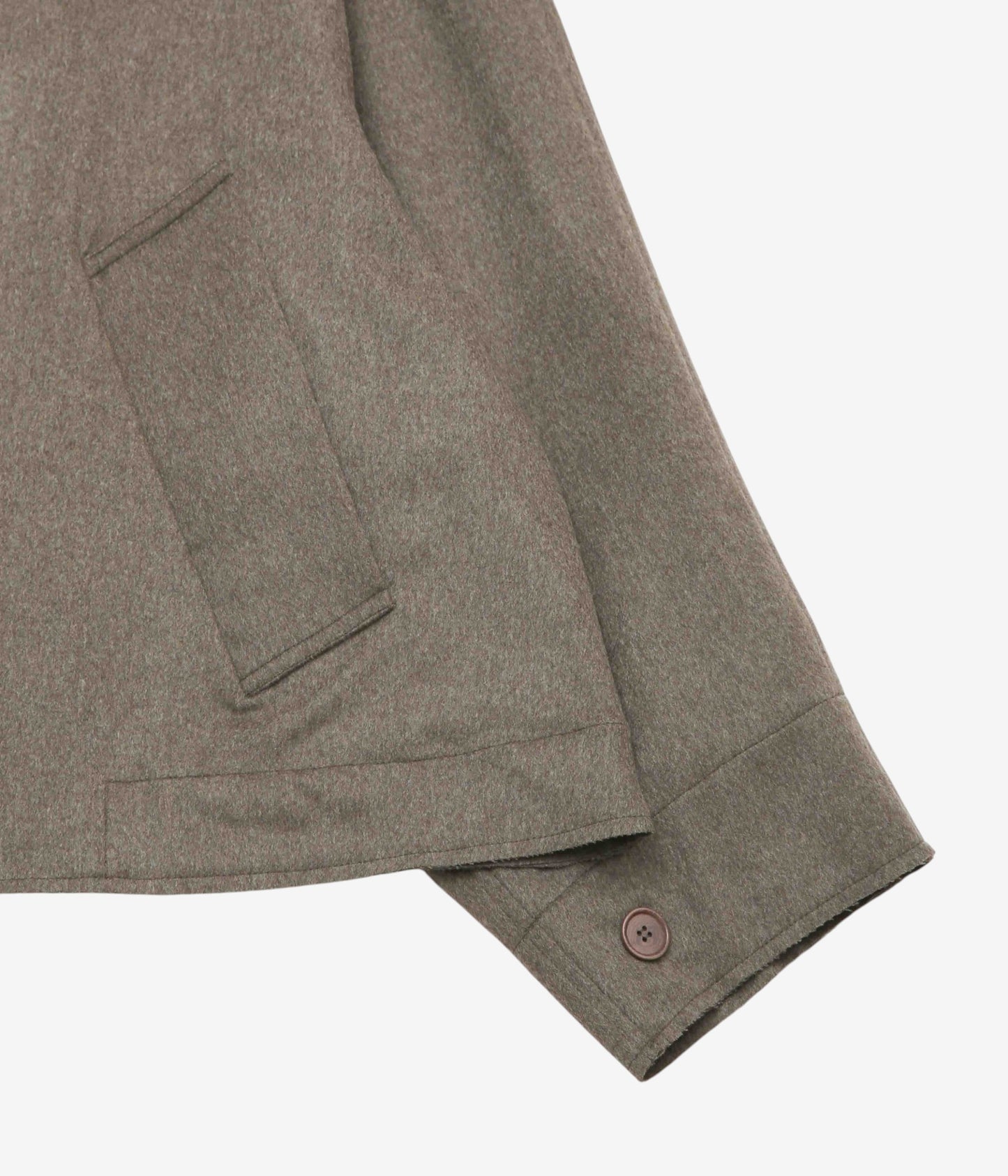 GABRIELA COLL GARMENTS "NO.286 HEAVY WOOL CROPPED OVERSIZED JACKET" (DUST)