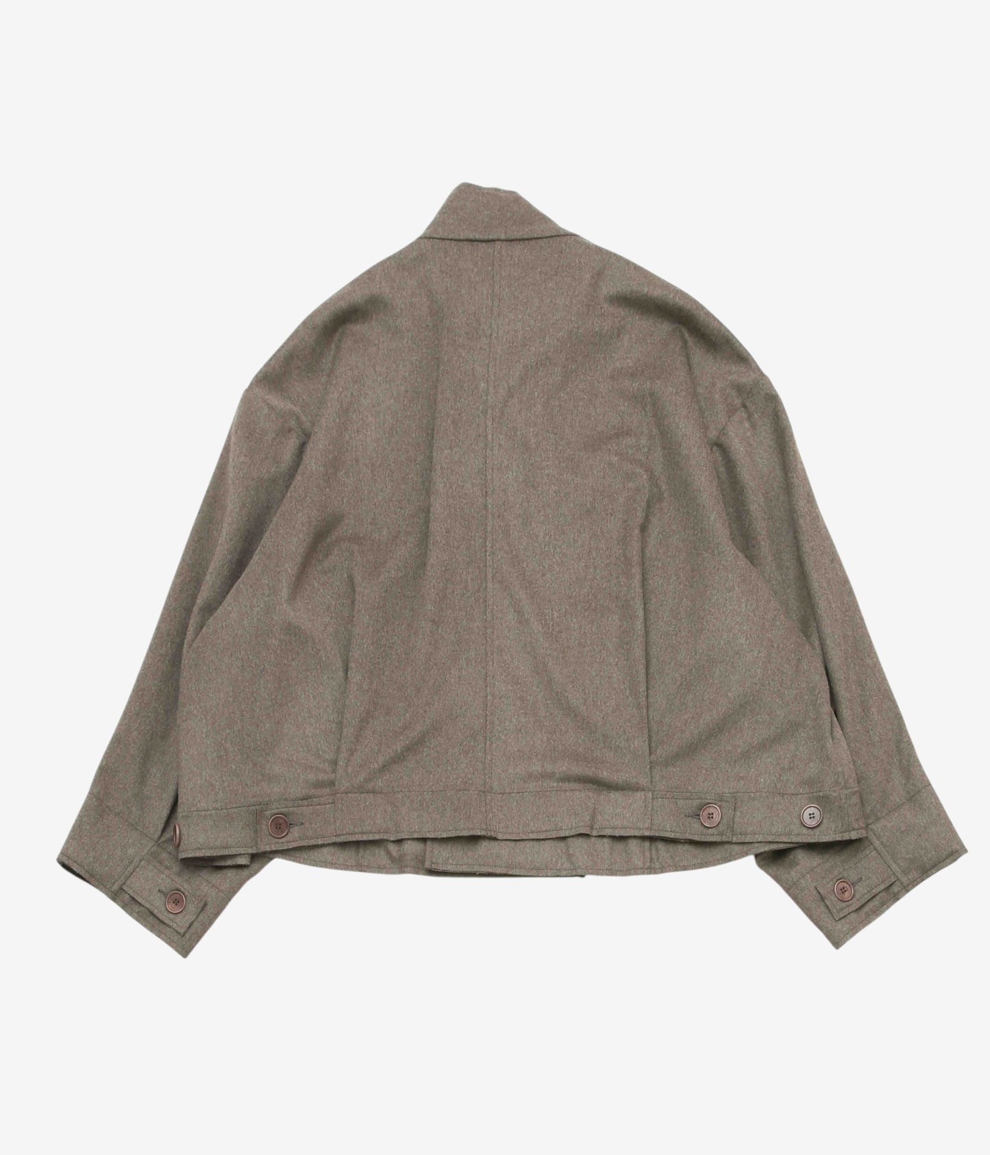 GABRIELA COLL GARMENTS "NO.286 HEAVY WOOL CROPPED OVERSIZED JACKET" (DUST)