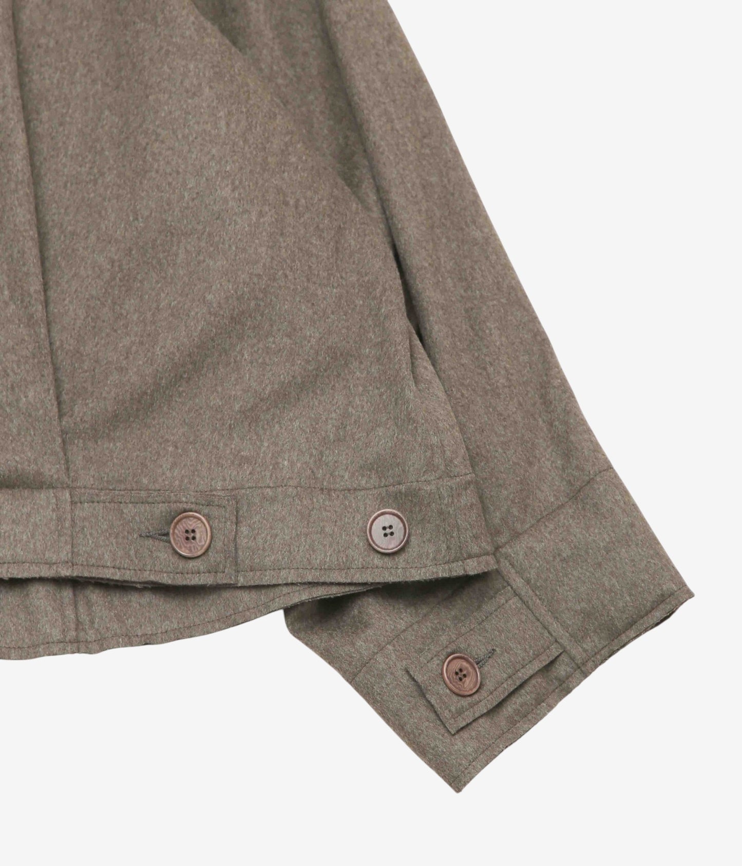 GABRIELA COLL GARMENTS "NO.286 HEAVY WOOL CROPPED OVERSIZED JACKET" (DUST)
